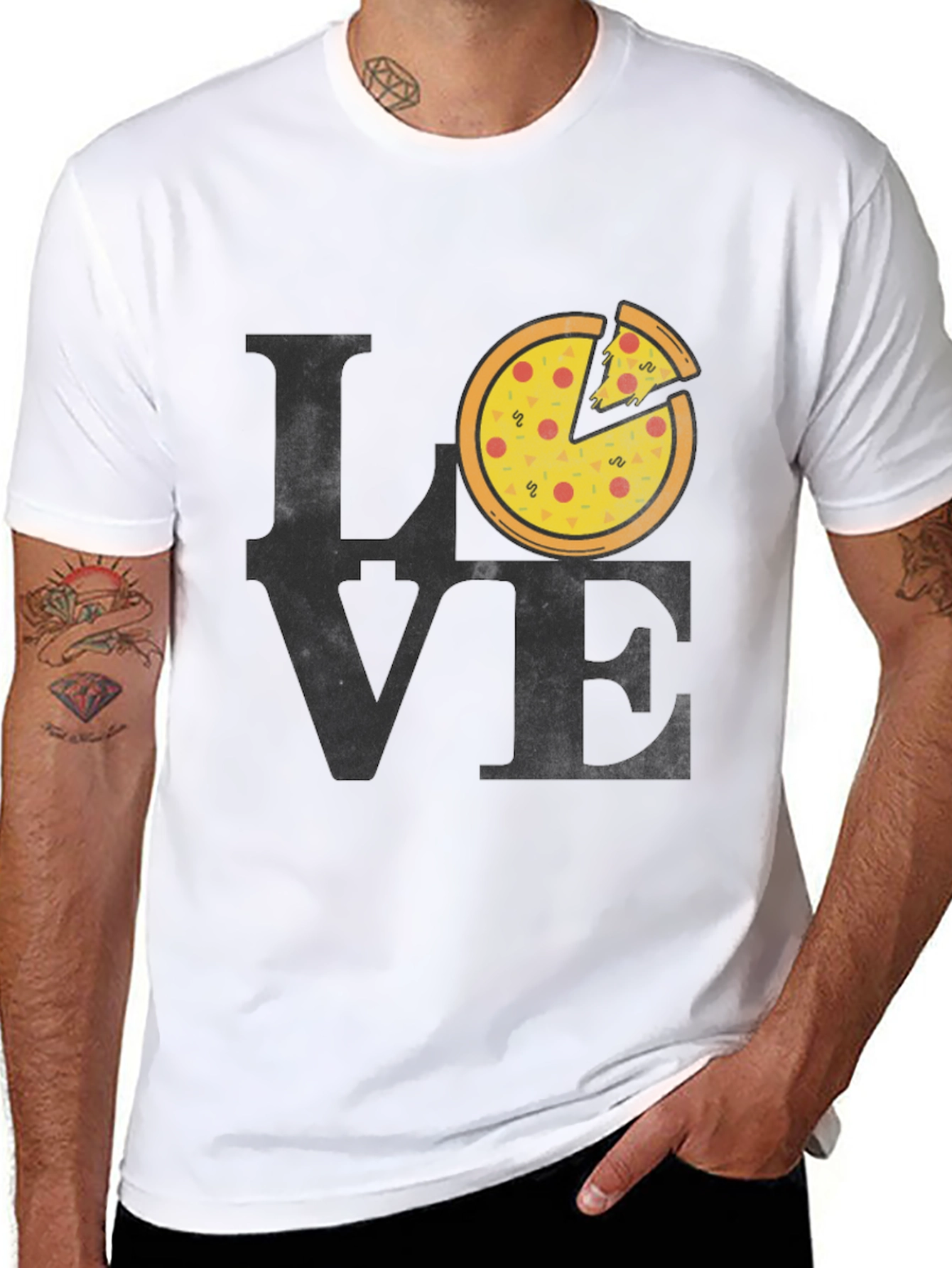 Pizza Love Graphic T-Shirt - Foodie Fashion Tee