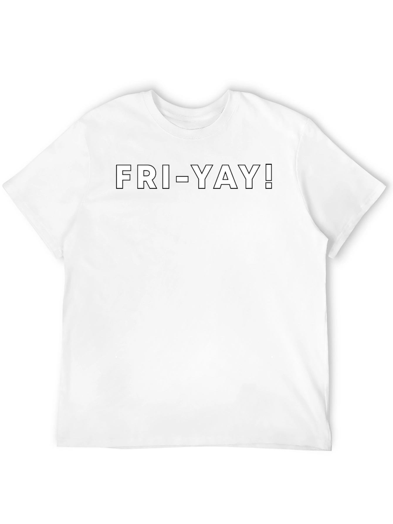 Fri-Yay Black Graphic Tee Shirt