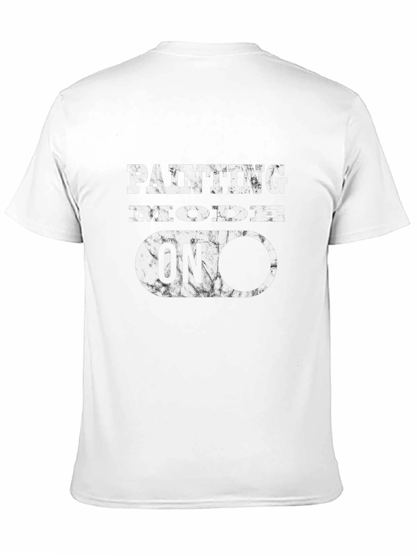 Painting Mode On Black T-Shirt
