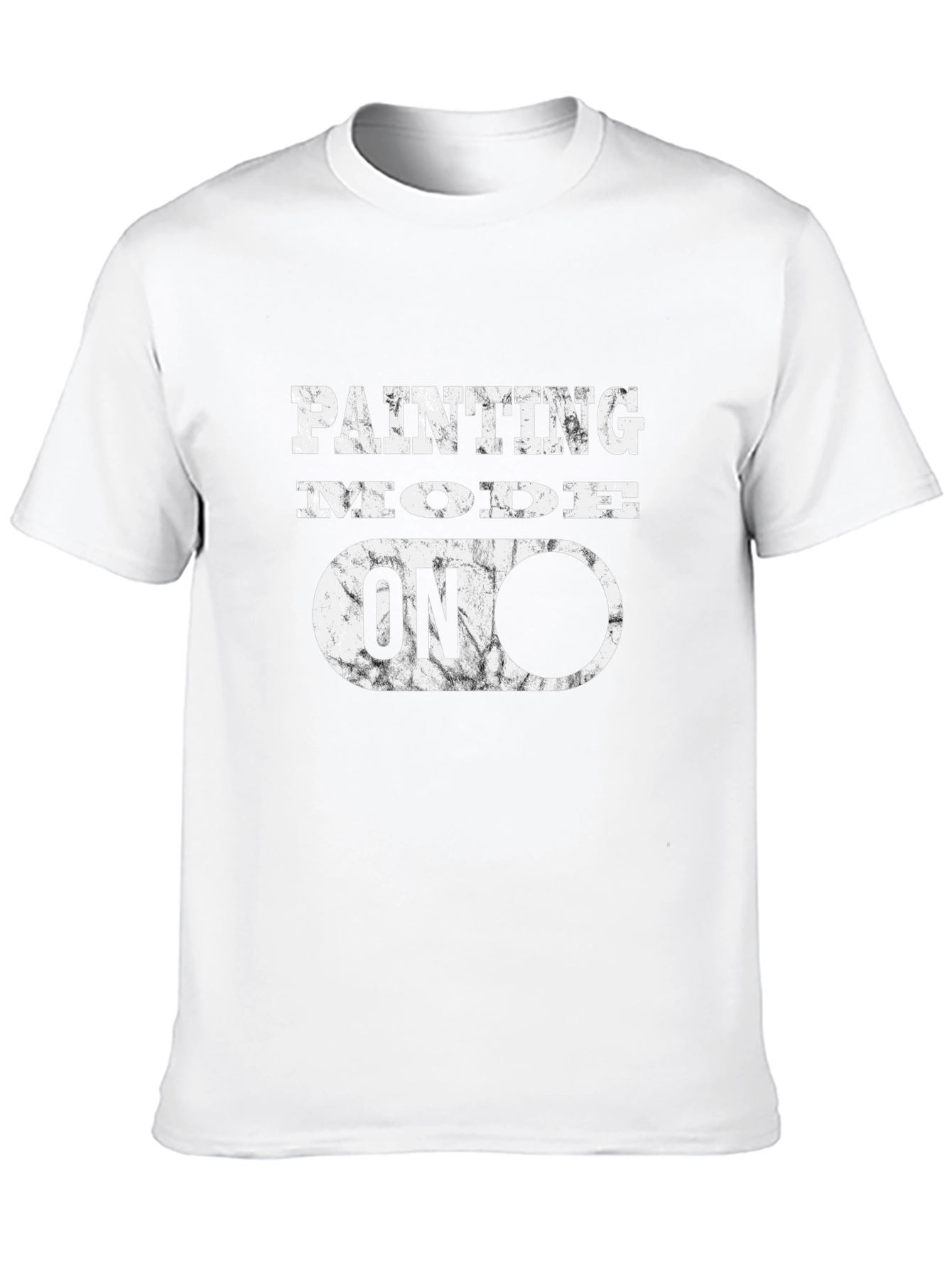Painting Mode On Black T-Shirt