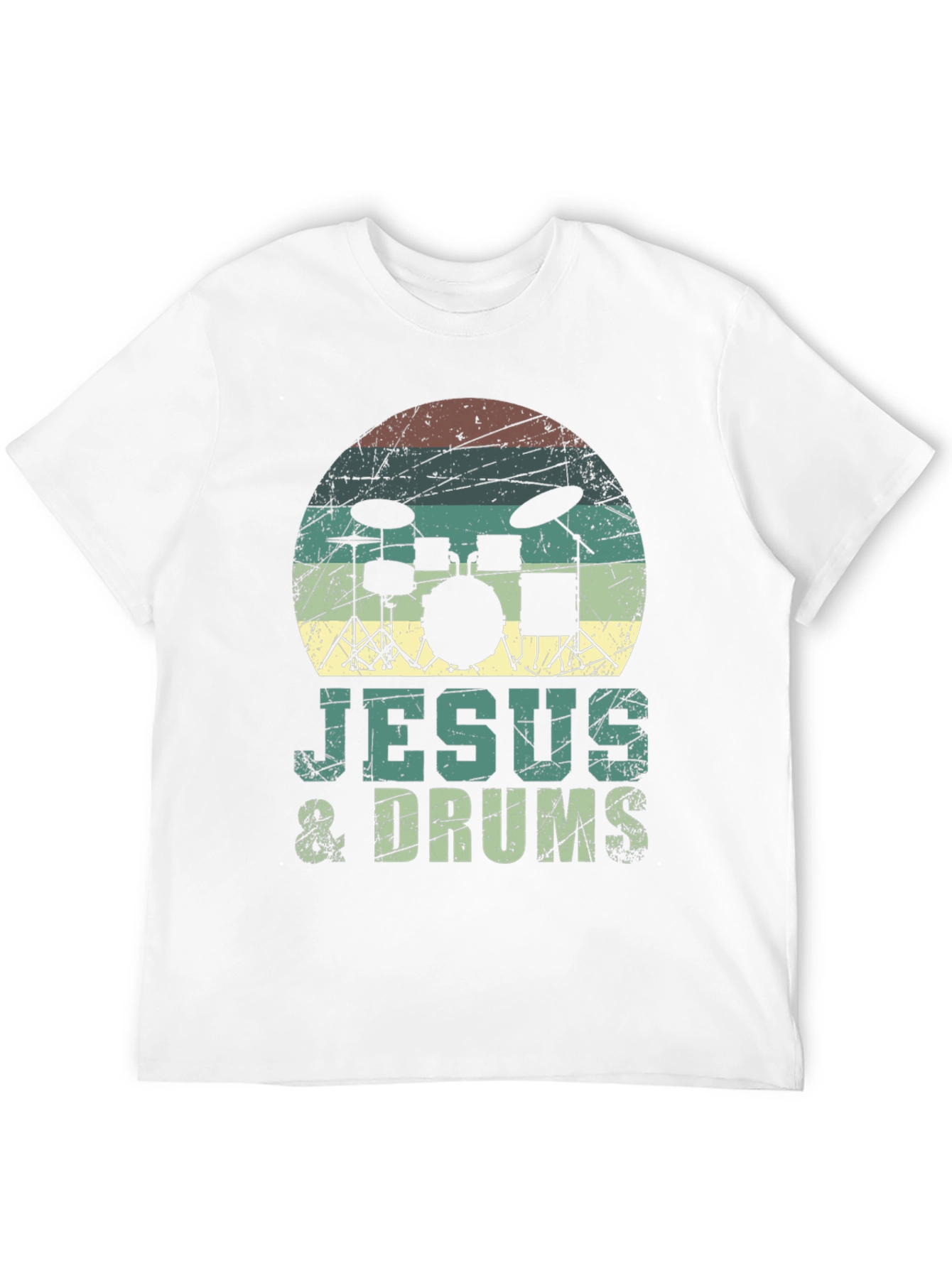 Jesus & Drums T-Shirt - Christian Drummer Tee