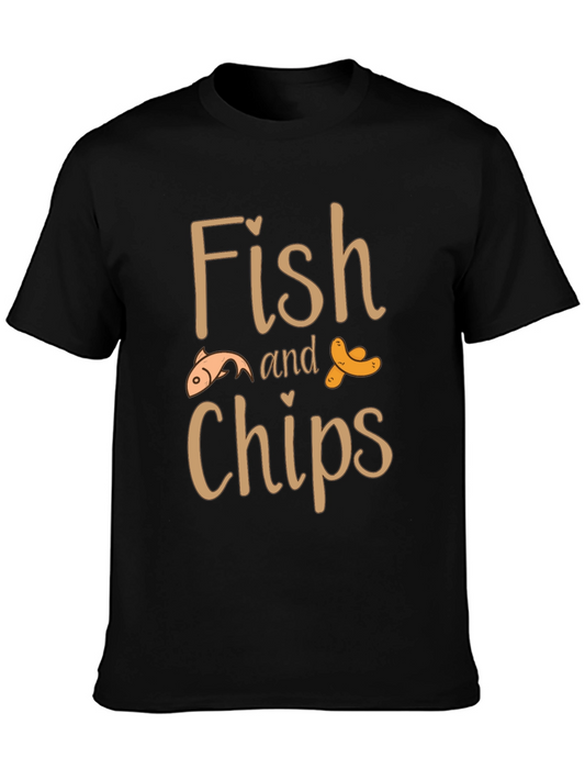 Fish and Chips Graphic Tee - Comfort Fit