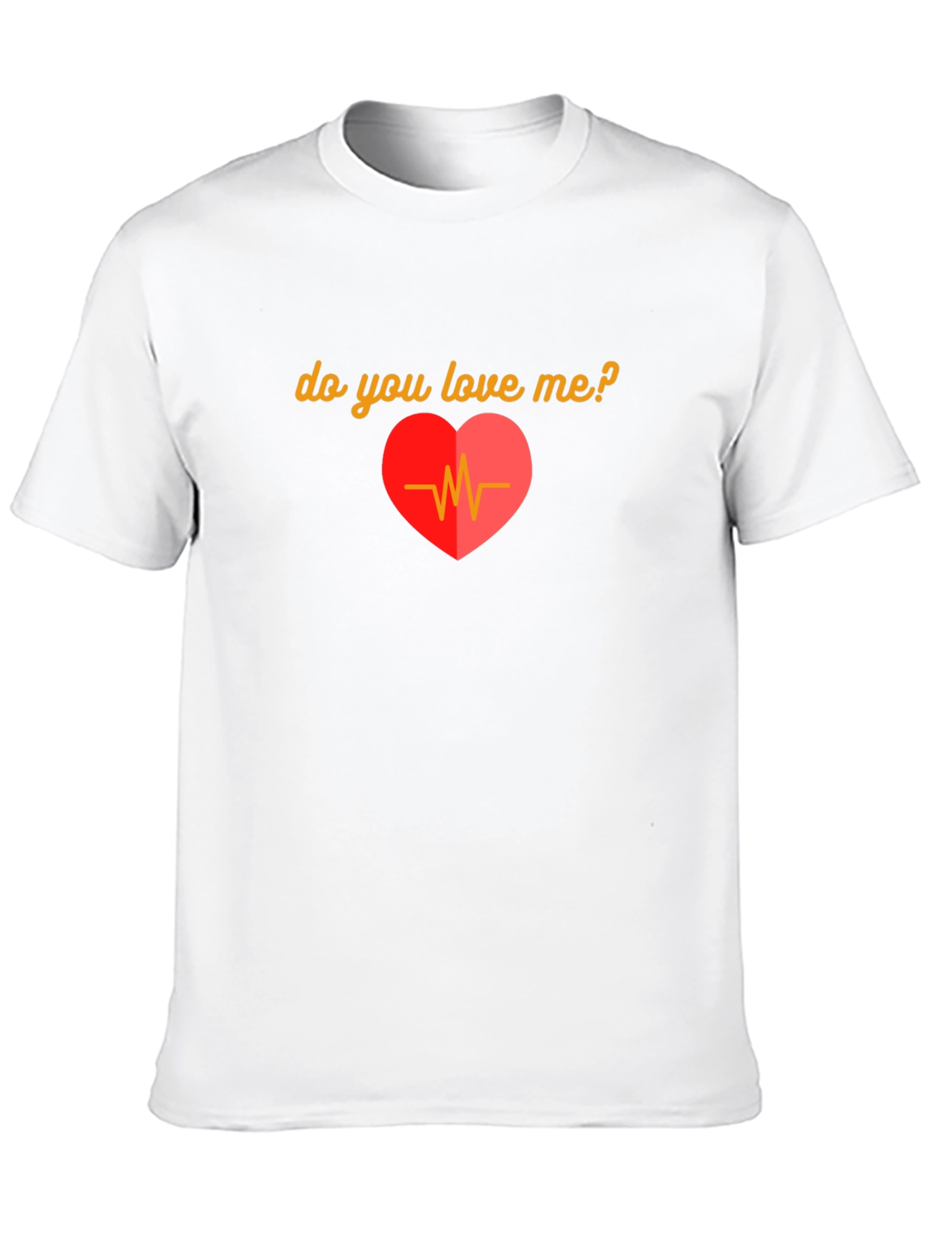 Do You Love Me? Heartbeat Graphic T-Shirt