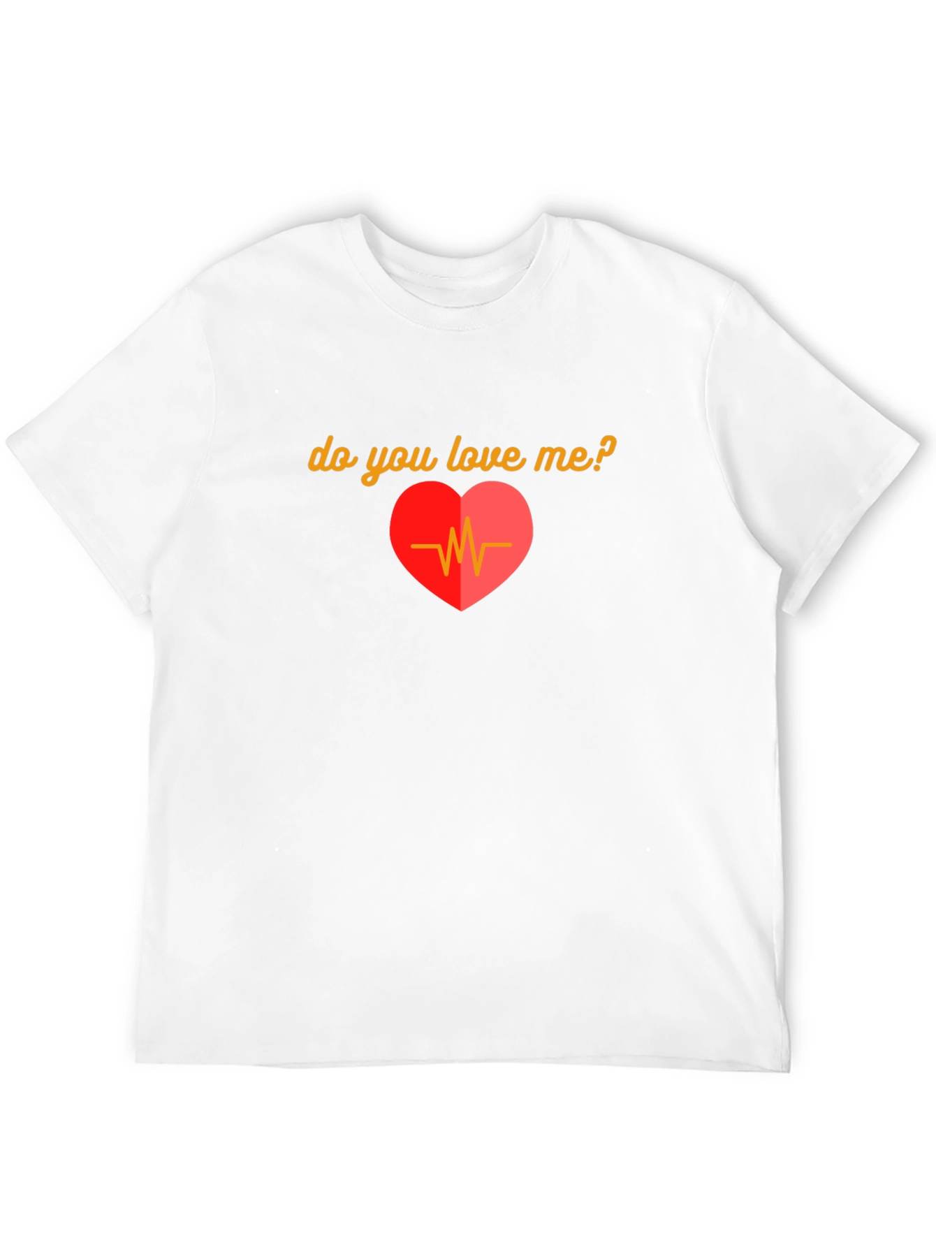 Do You Love Me? Heartbeat Graphic T-Shirt