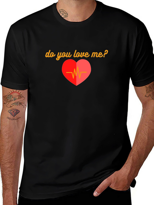 Do You Love Me? Heartbeat Graphic T-Shirt