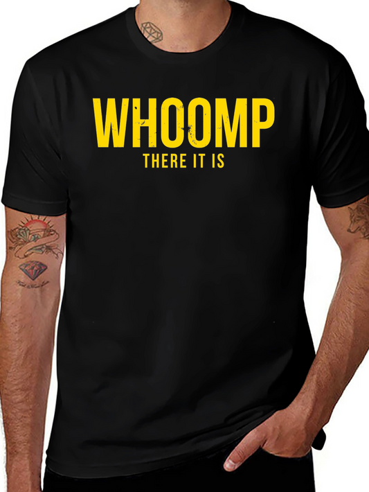 Whoomp There It Is Graphic Tee - Black Cotton T-Shirt