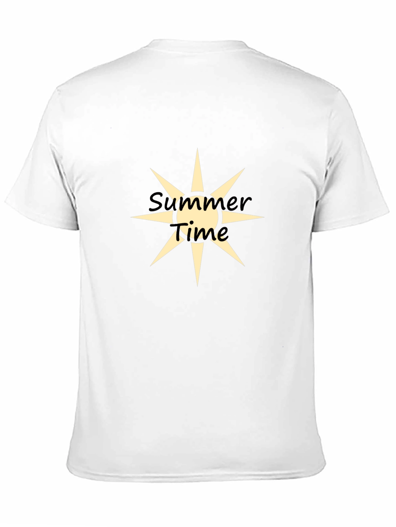 Summer Time Graphic Tee - Mens Black T-Shirt