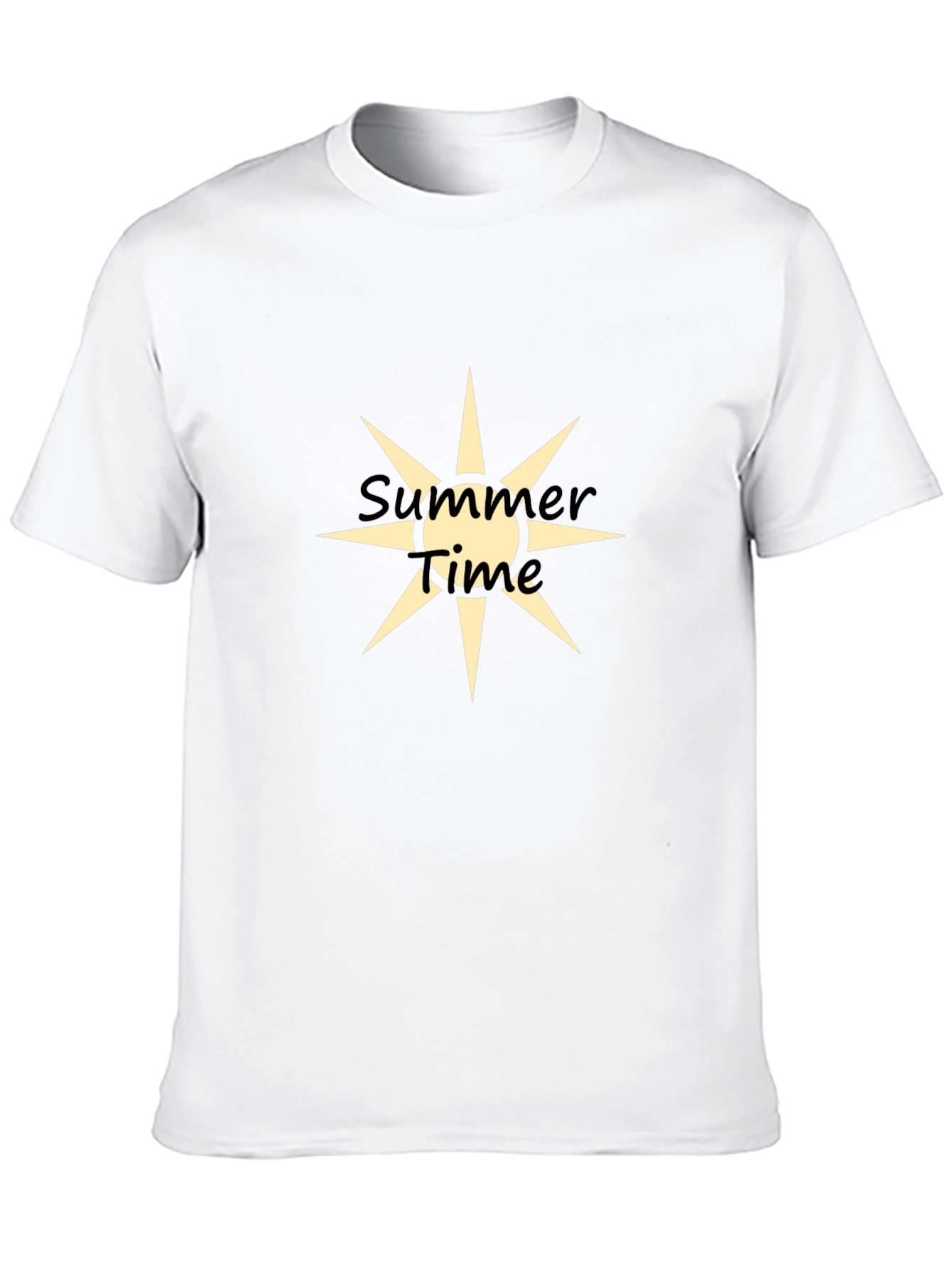 Summer Time Graphic Tee - Mens Black T-Shirt