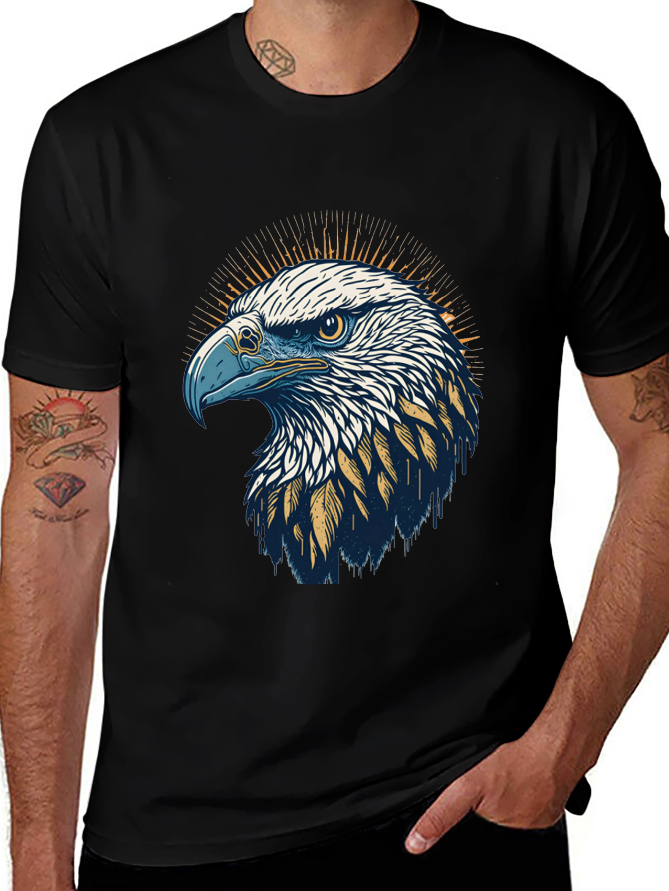Eagle Graphic Tee - Bold American Pride