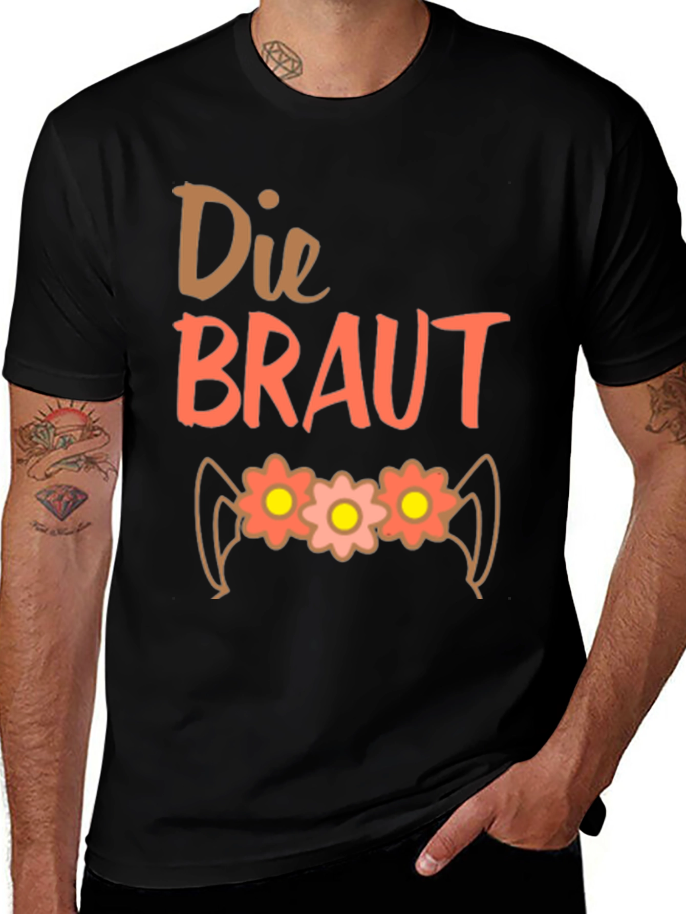 Die Braut T-Shirt - Bride Hen Party Tee