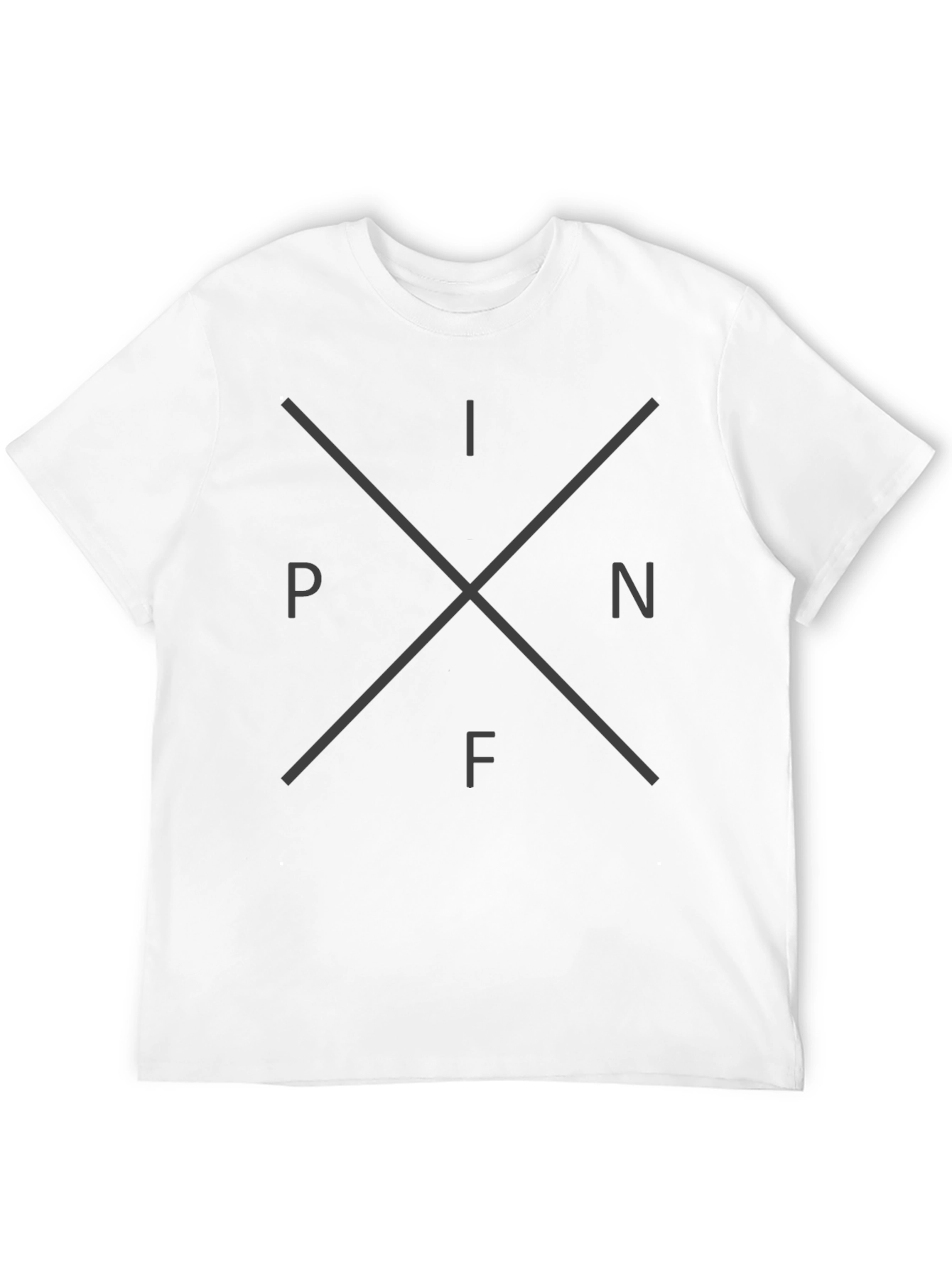 INPF Graphic Tee - Casual Style Black T-Shirt