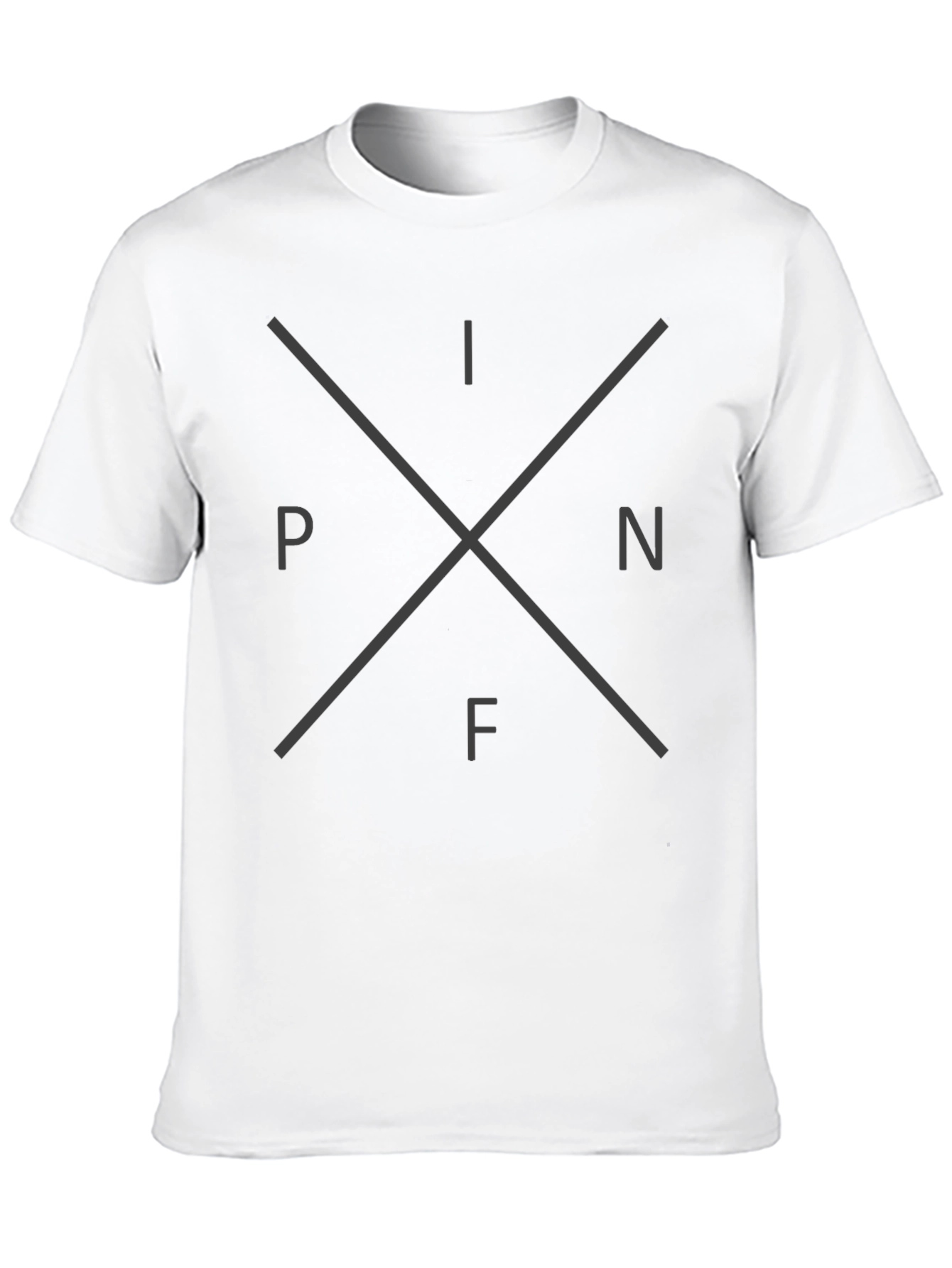 INPF Graphic Tee - Casual Style Black T-Shirt