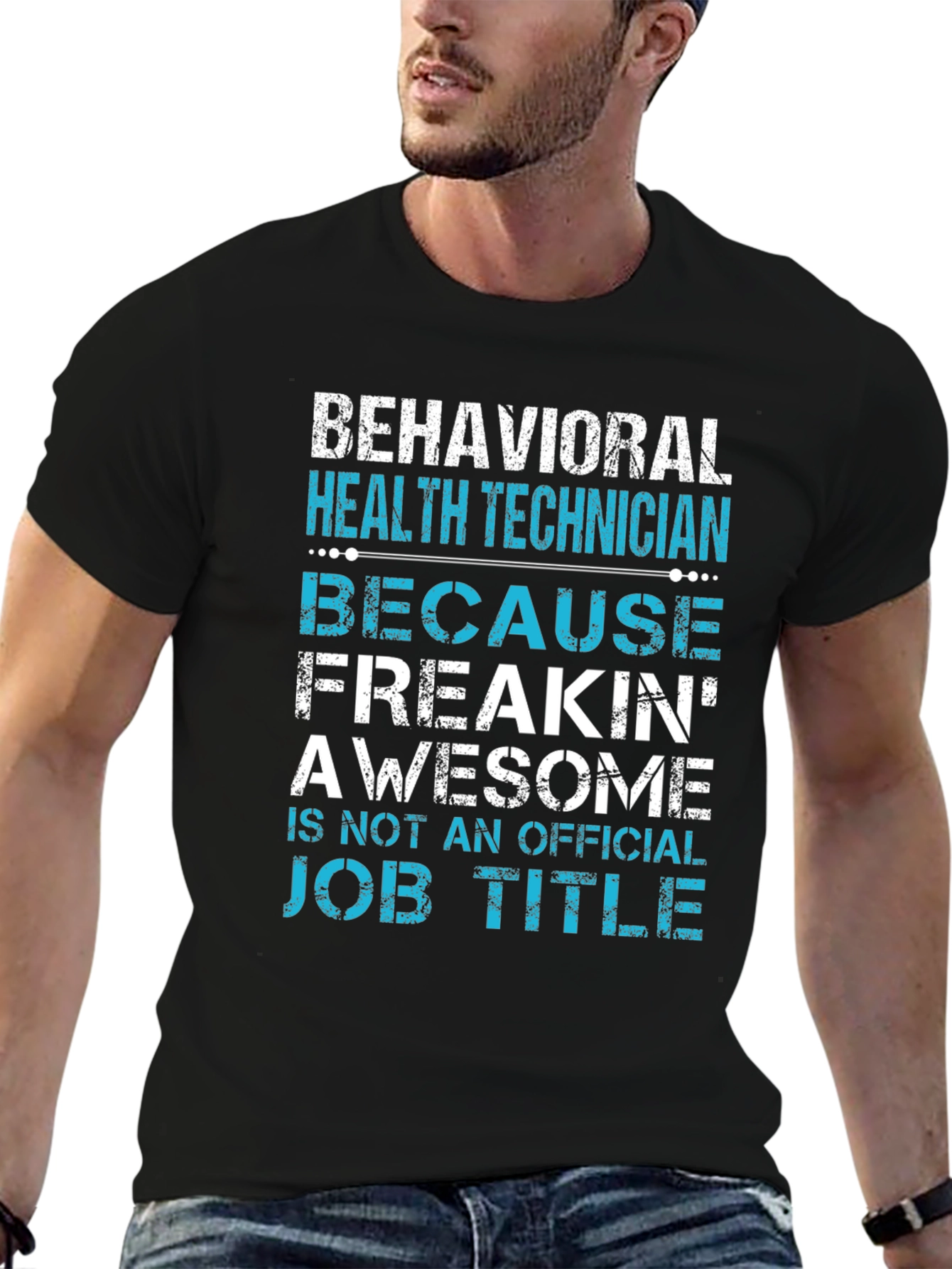 Behavioral Health Technician Funny Job Title T-Shirt