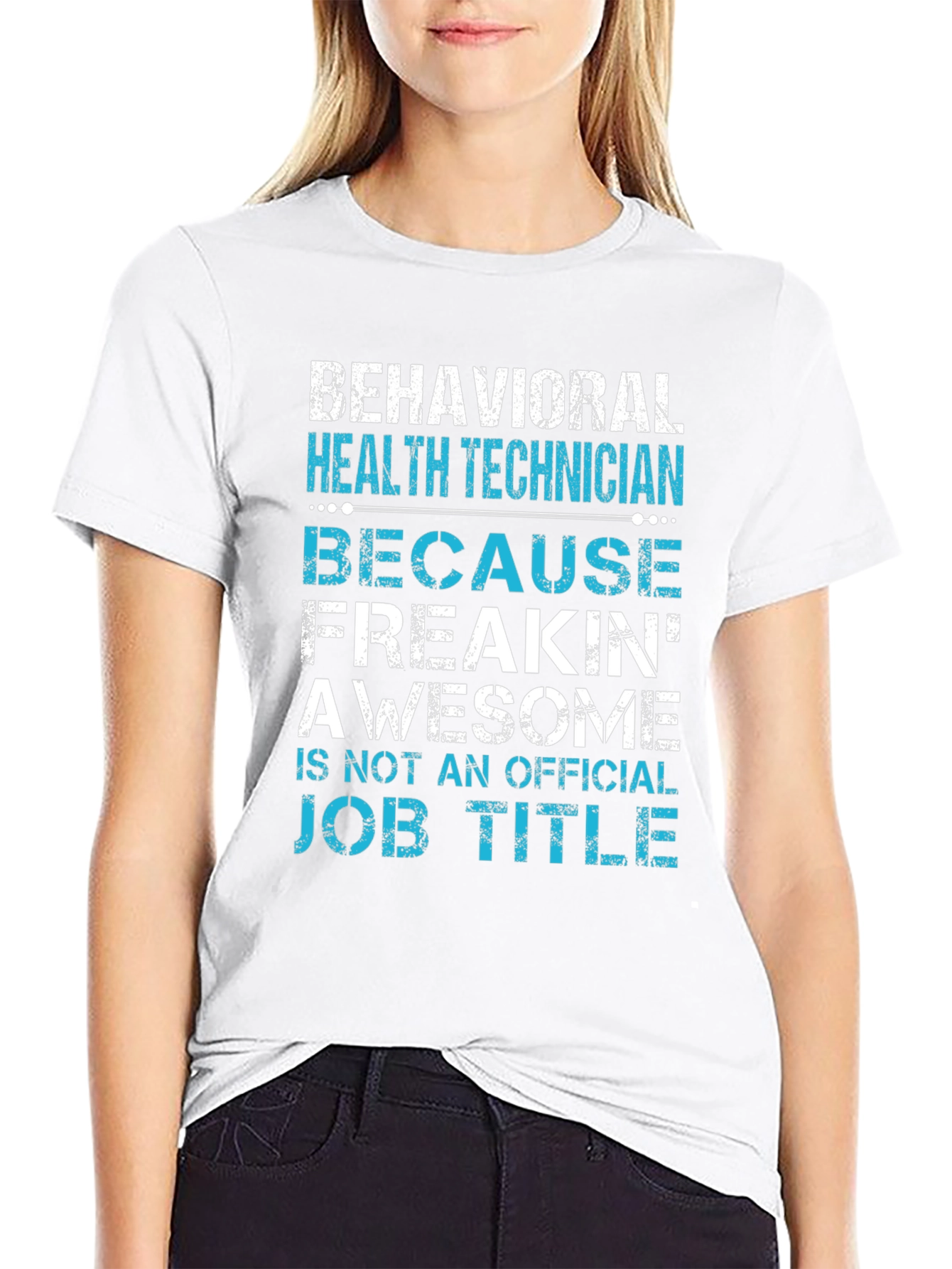 Behavioral Health Technician Funny Job Title T-Shirt