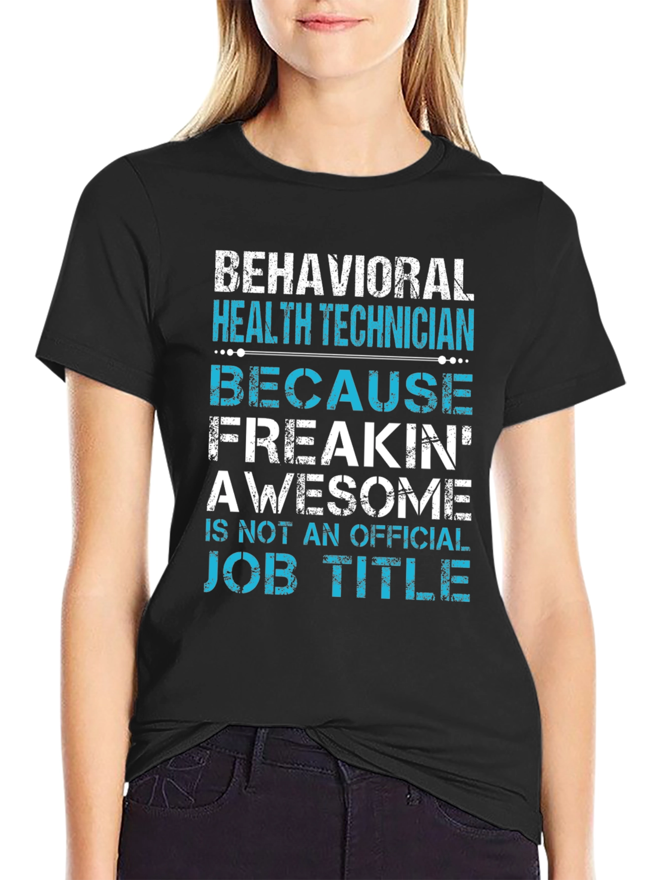Behavioral Health Technician Funny Job Title T-Shirt