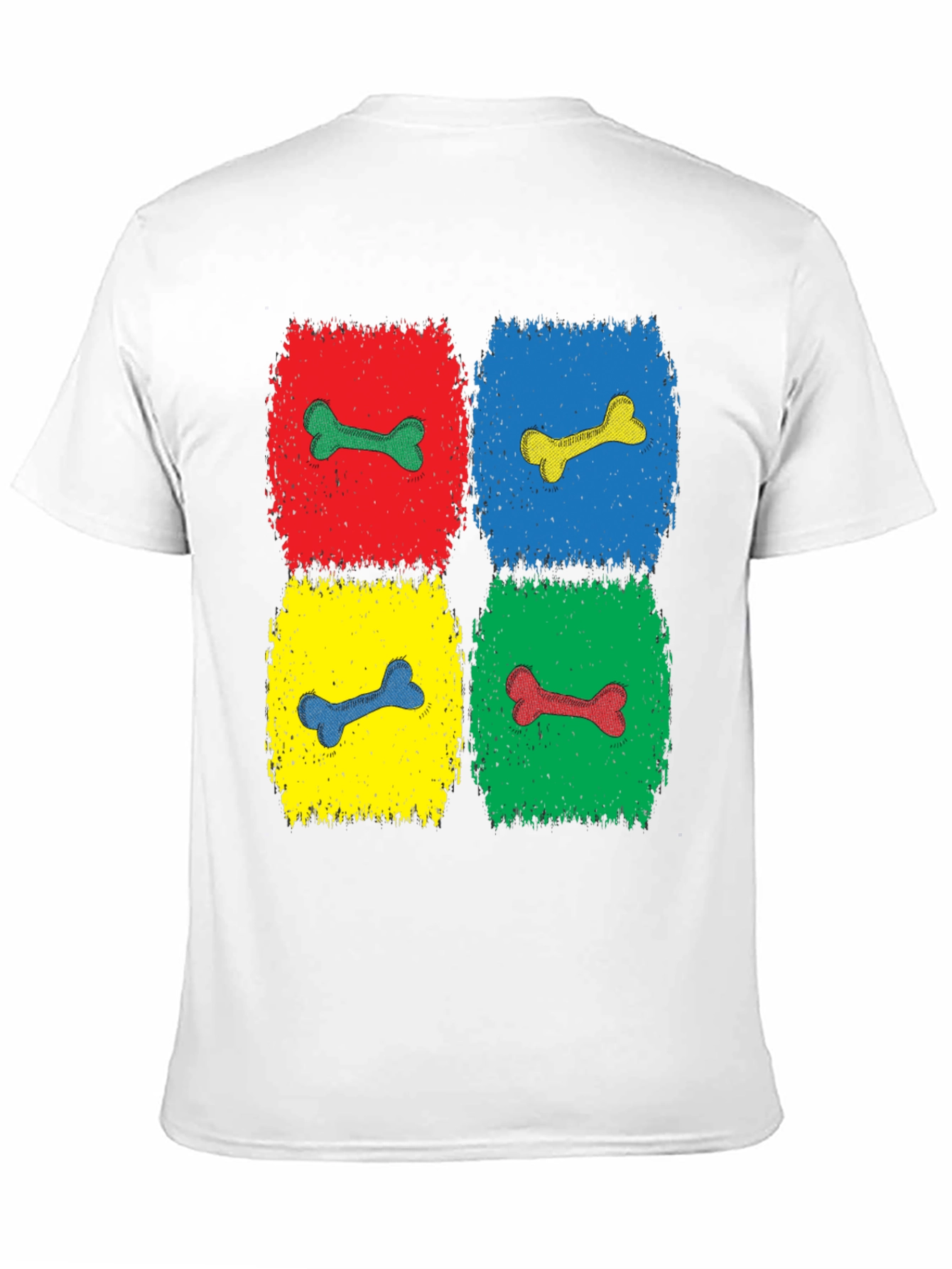 Pop Art Bone Pattern T-Shirt