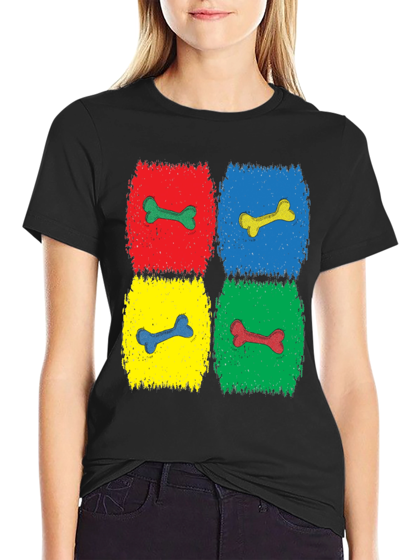 Pop Art Bone Pattern T-Shirt