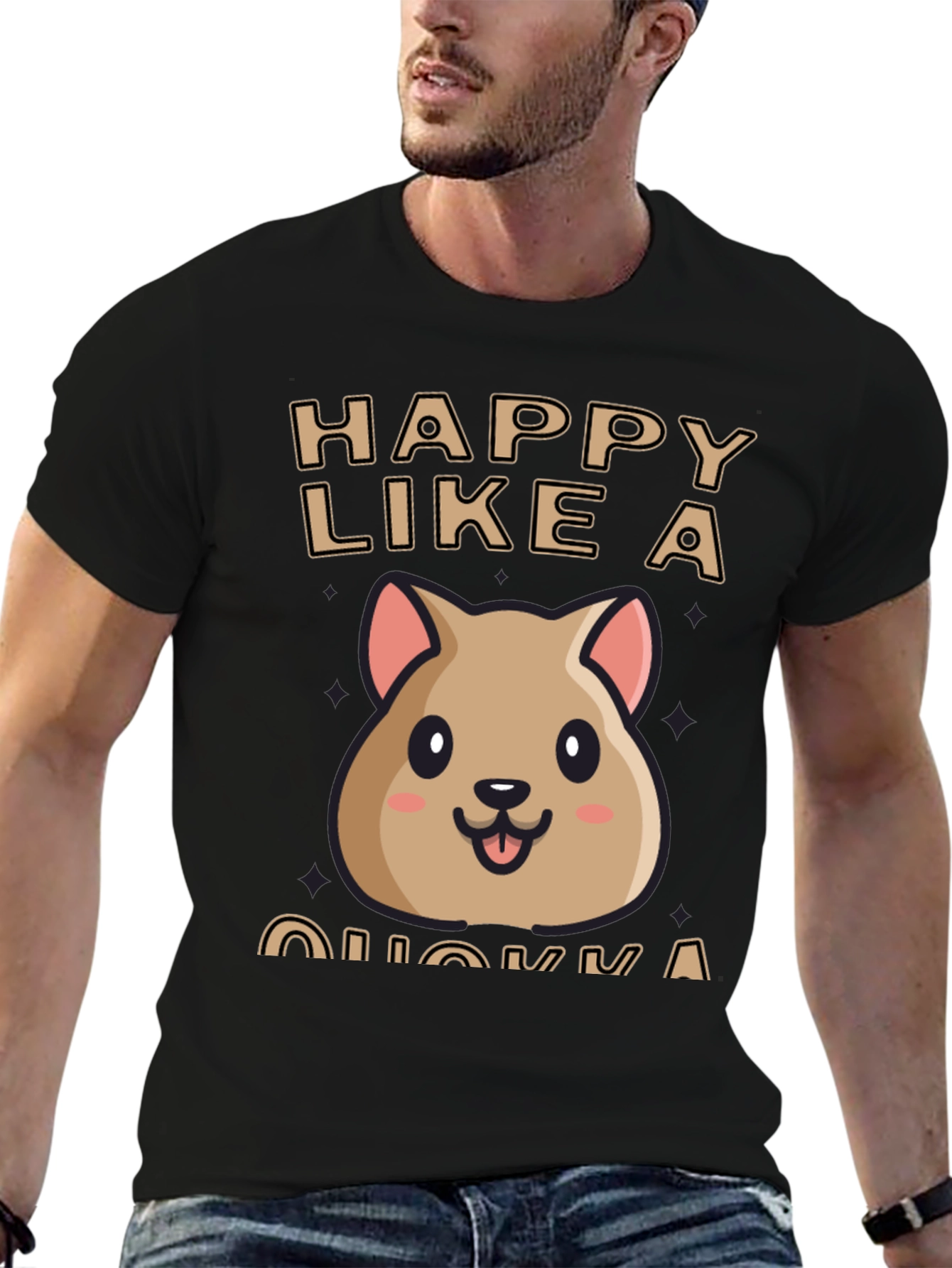 Happy Quokka T-Shirt - Cute Animal Graphic Tee