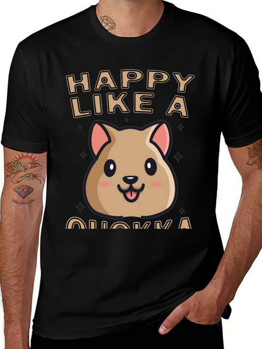 Happy Quokka T-Shirt - Cute Animal Graphic Tee