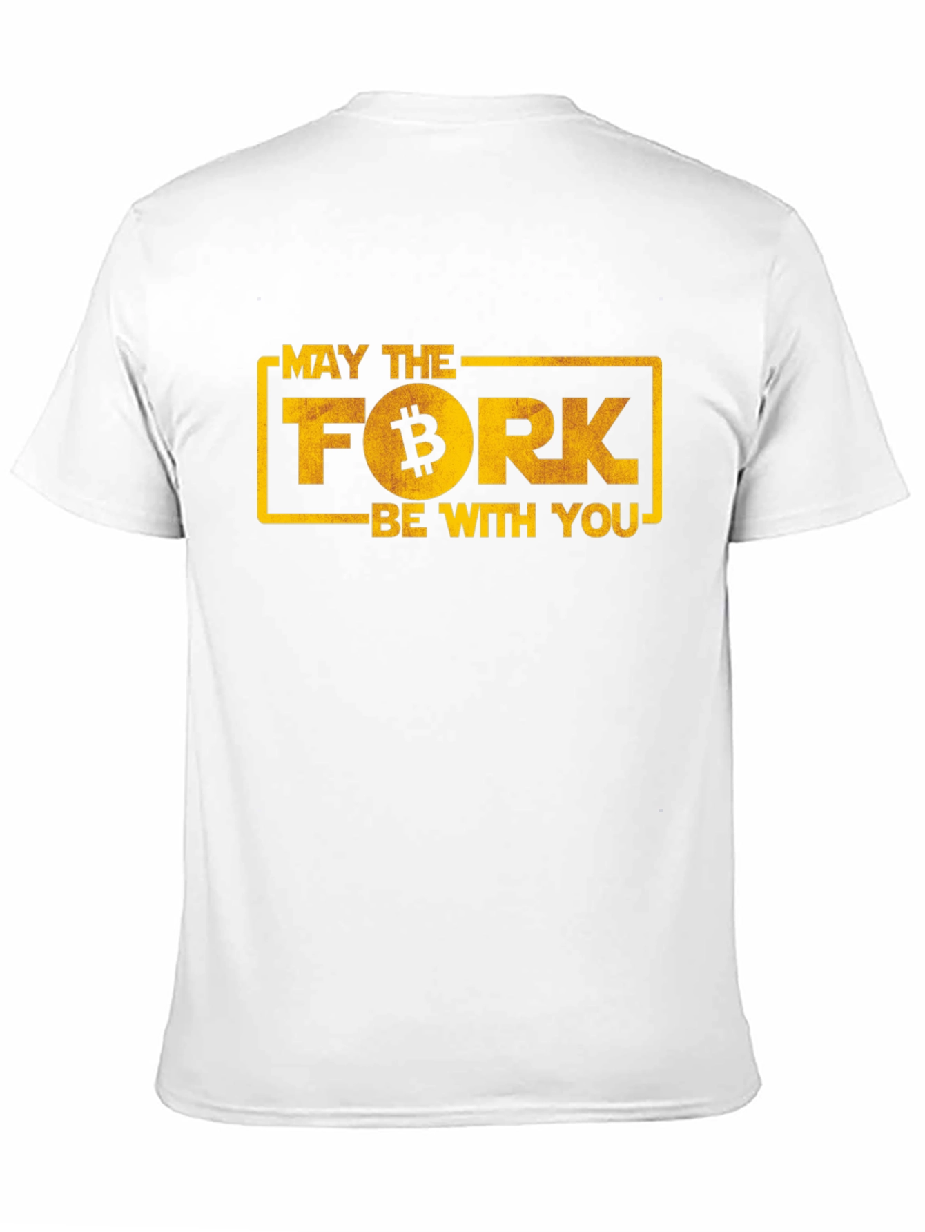May The Fork Be With You Bitcoin T-Shirt