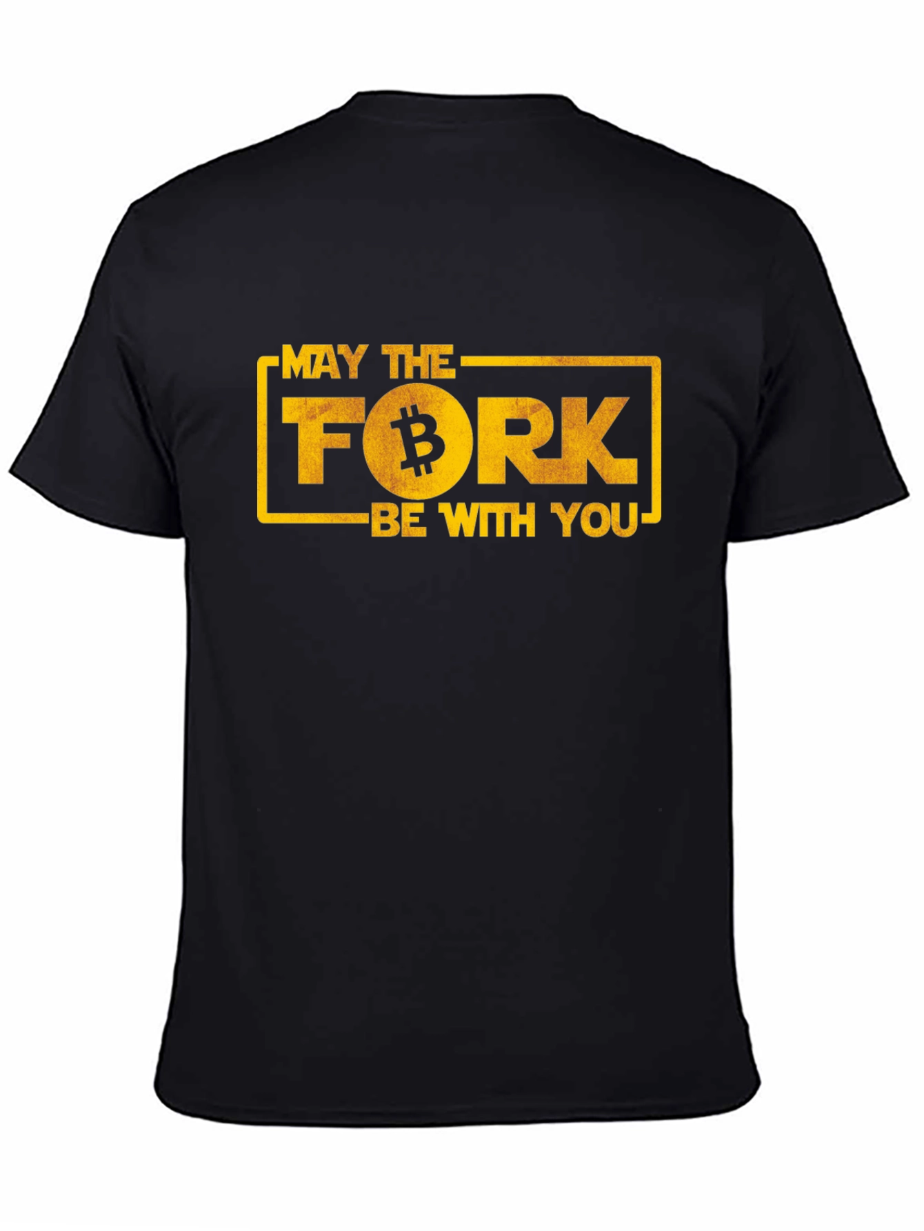 May The Fork Be With You Bitcoin T-Shirt