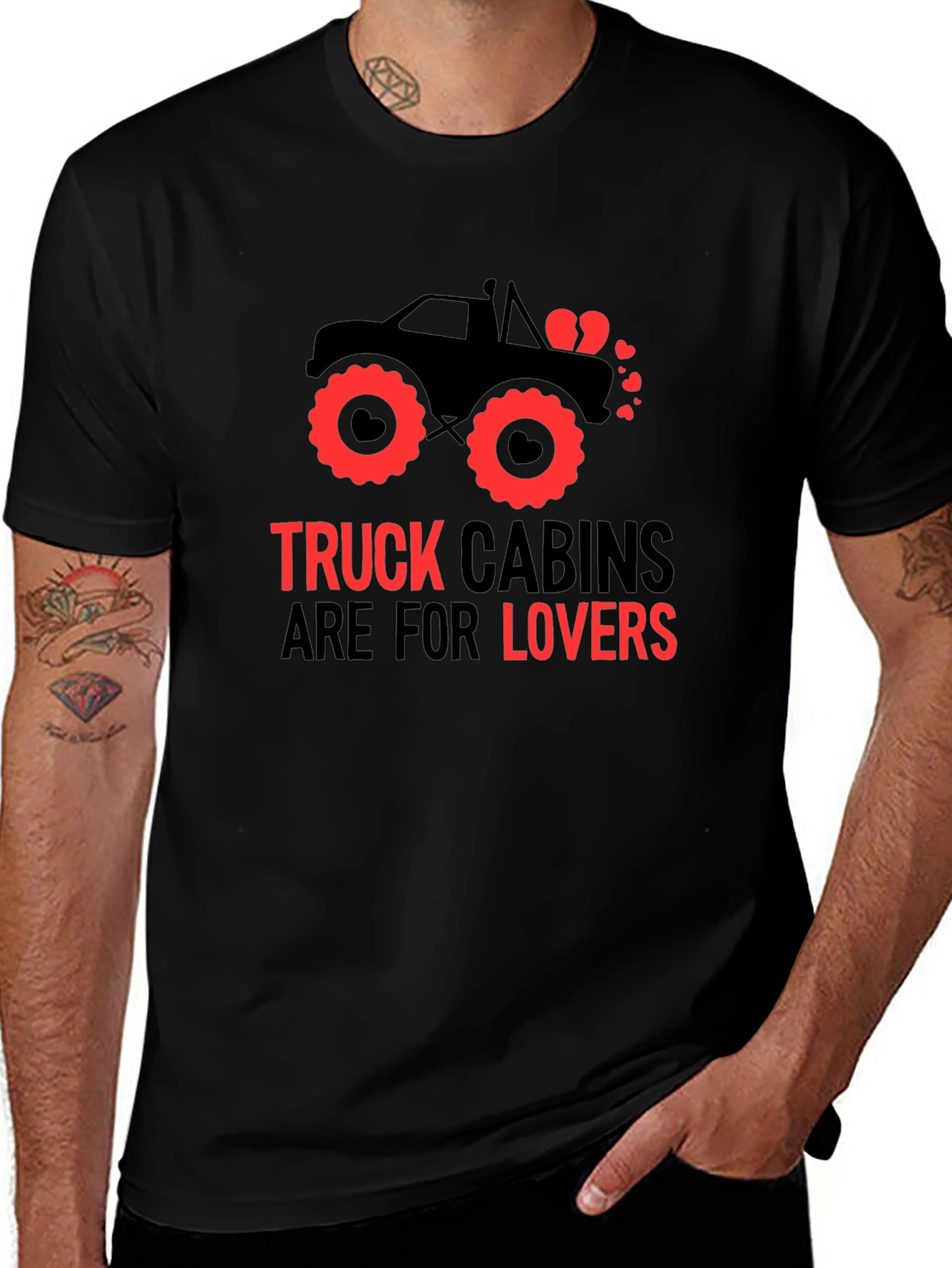Truck Cabins Are For Lovers Graphic Tee