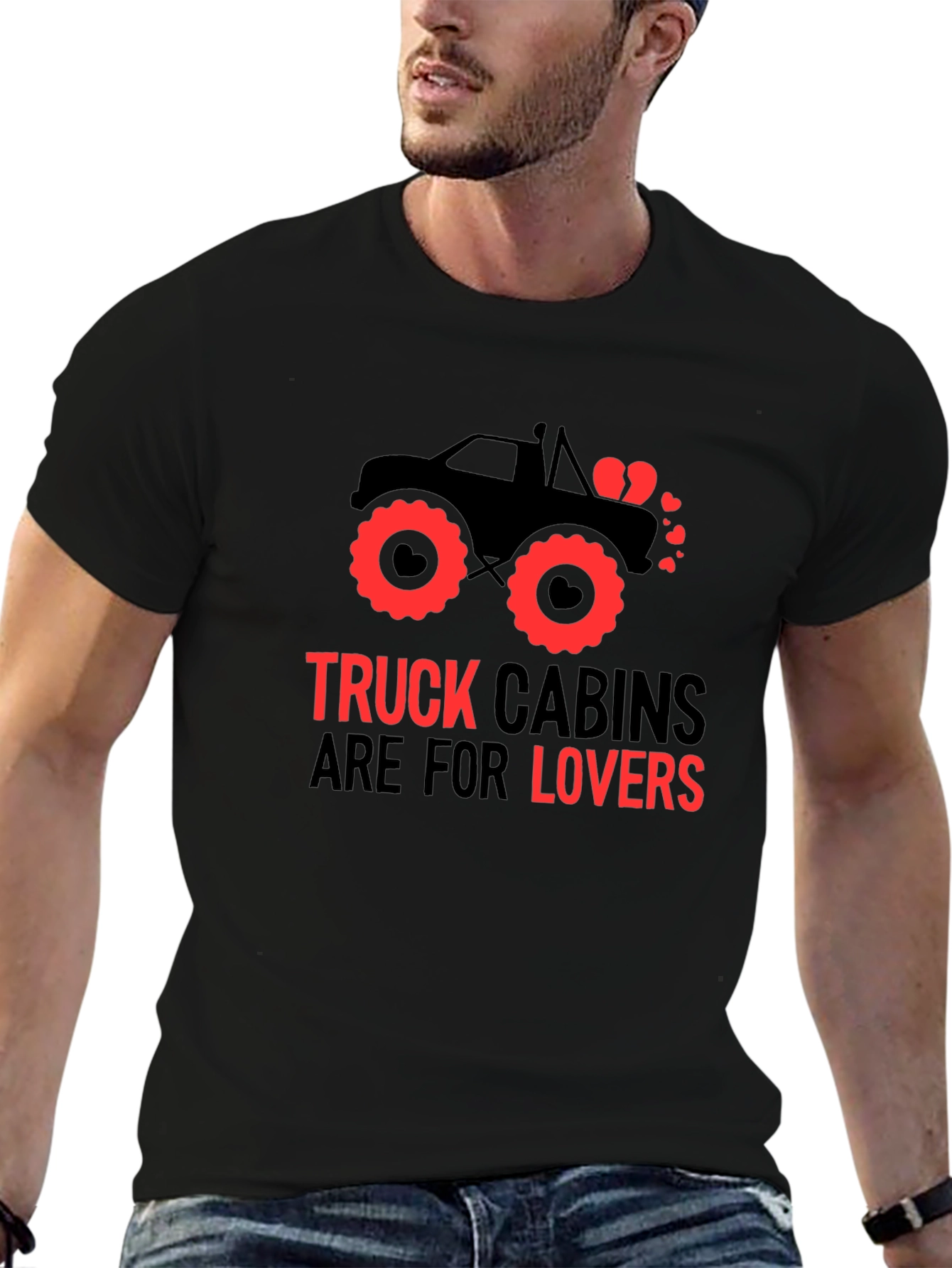 Truck Cabins Are For Lovers Graphic Tee