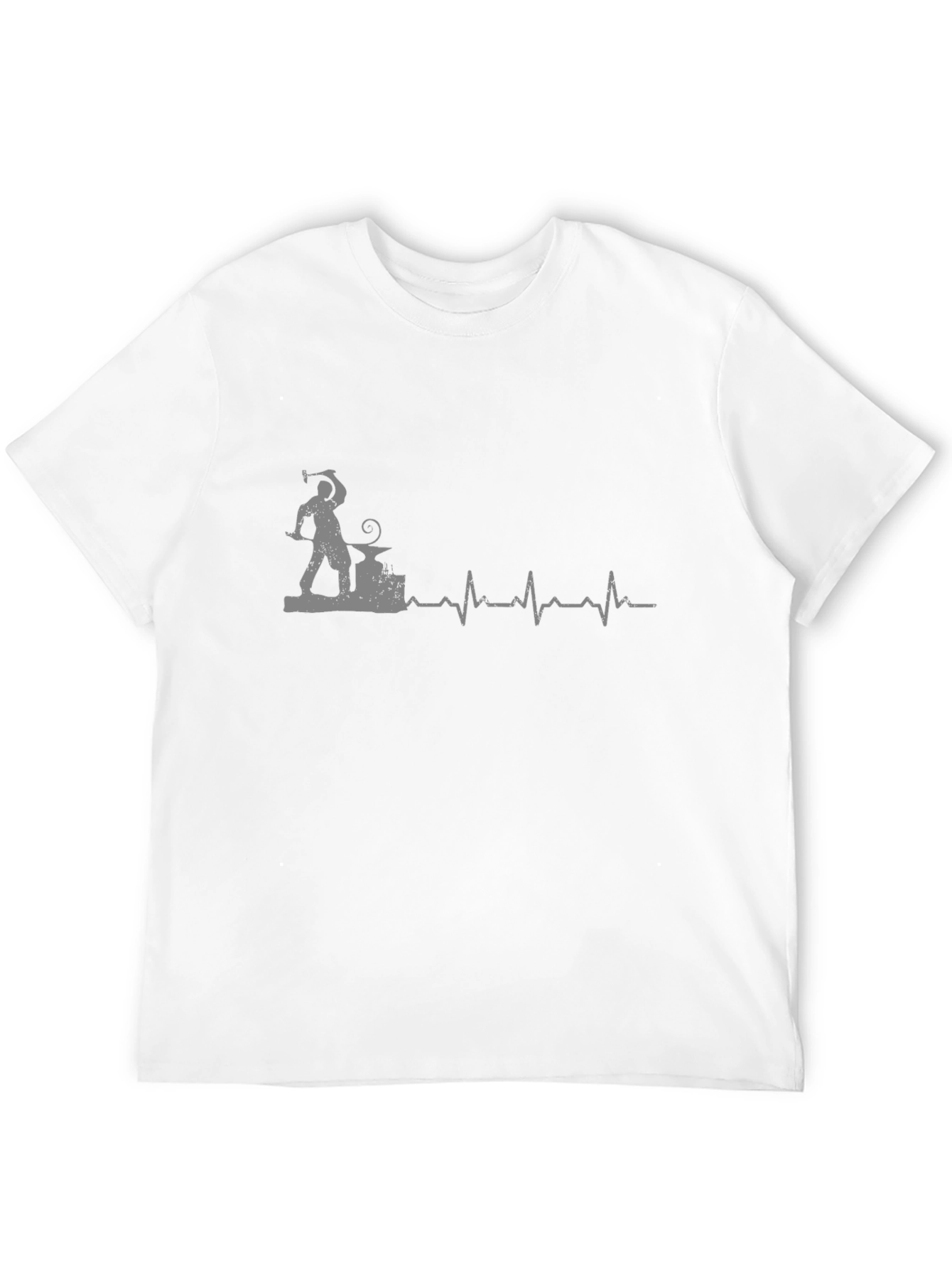 Blacksmith Heartbeat Graphic T-Shirt - Unique Design