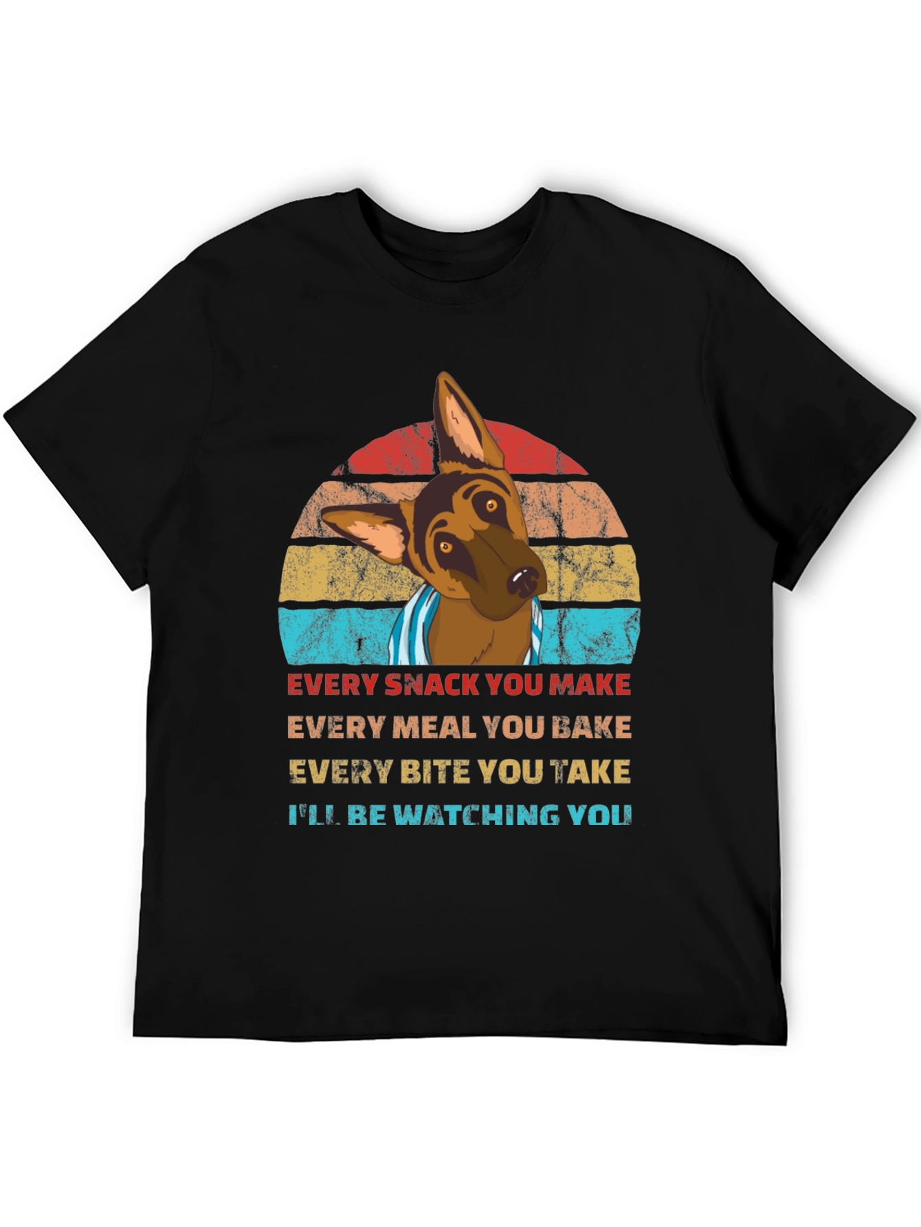 Dog Watching You T-Shirt - Funny Pet Lover Tee