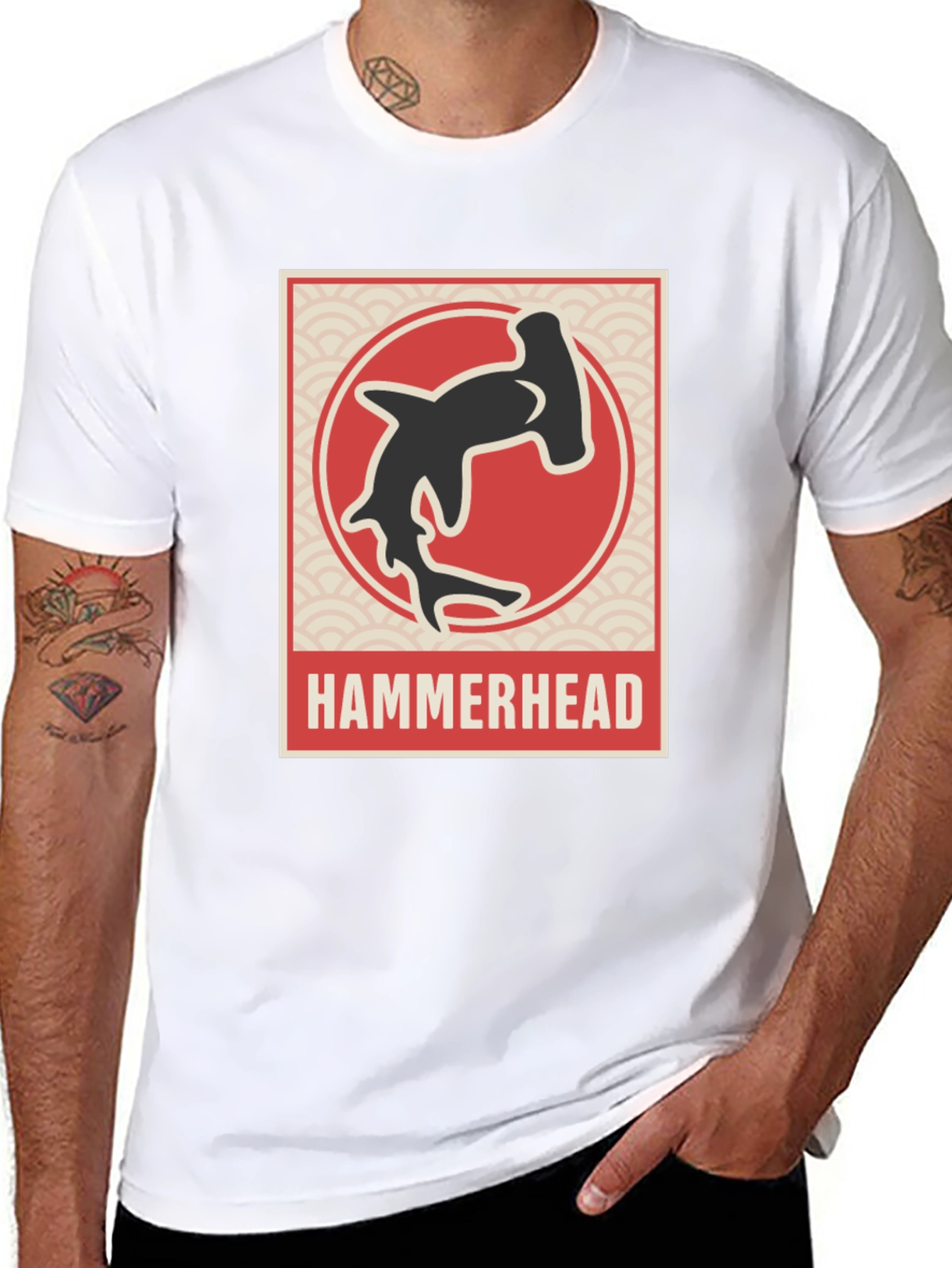 Hammerhead Shark Graphic T-Shirt - Unique Design