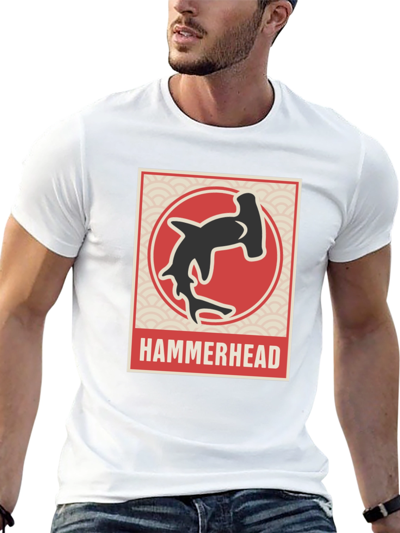 Hammerhead Shark Graphic T-Shirt - Unique Design