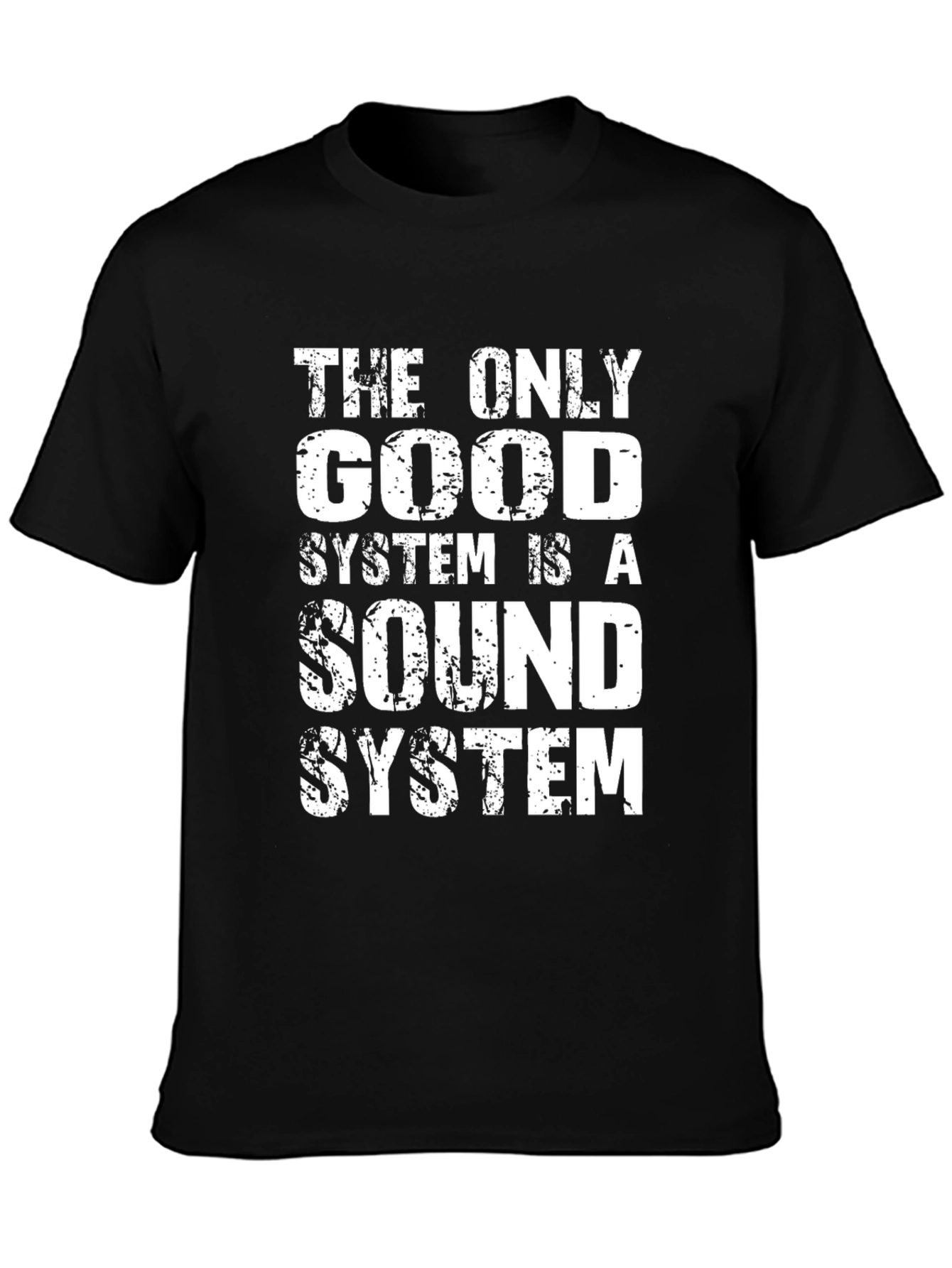 Sound System Graphic Tee - Music Lover T-Shirt
