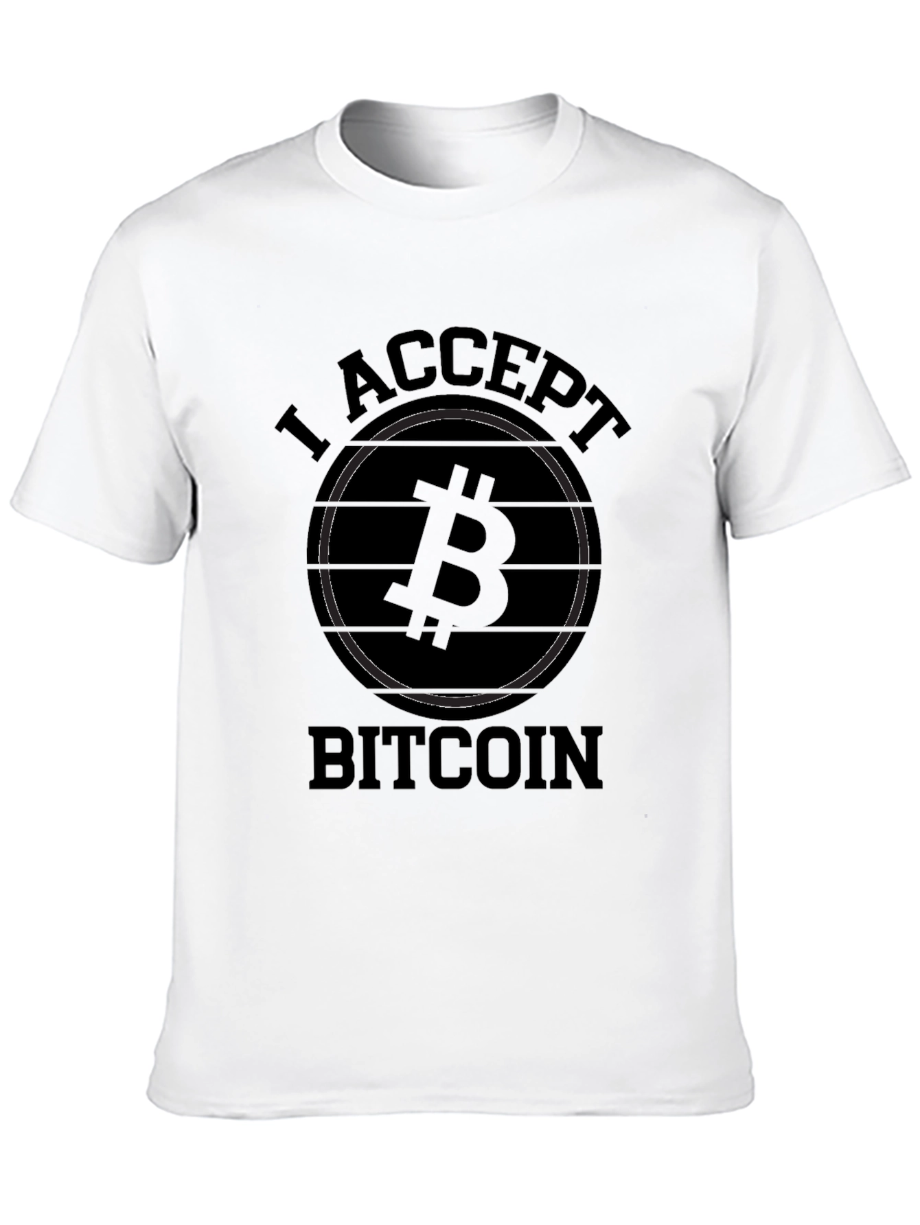 I Accept Bitcoin Graphic T-Shirt