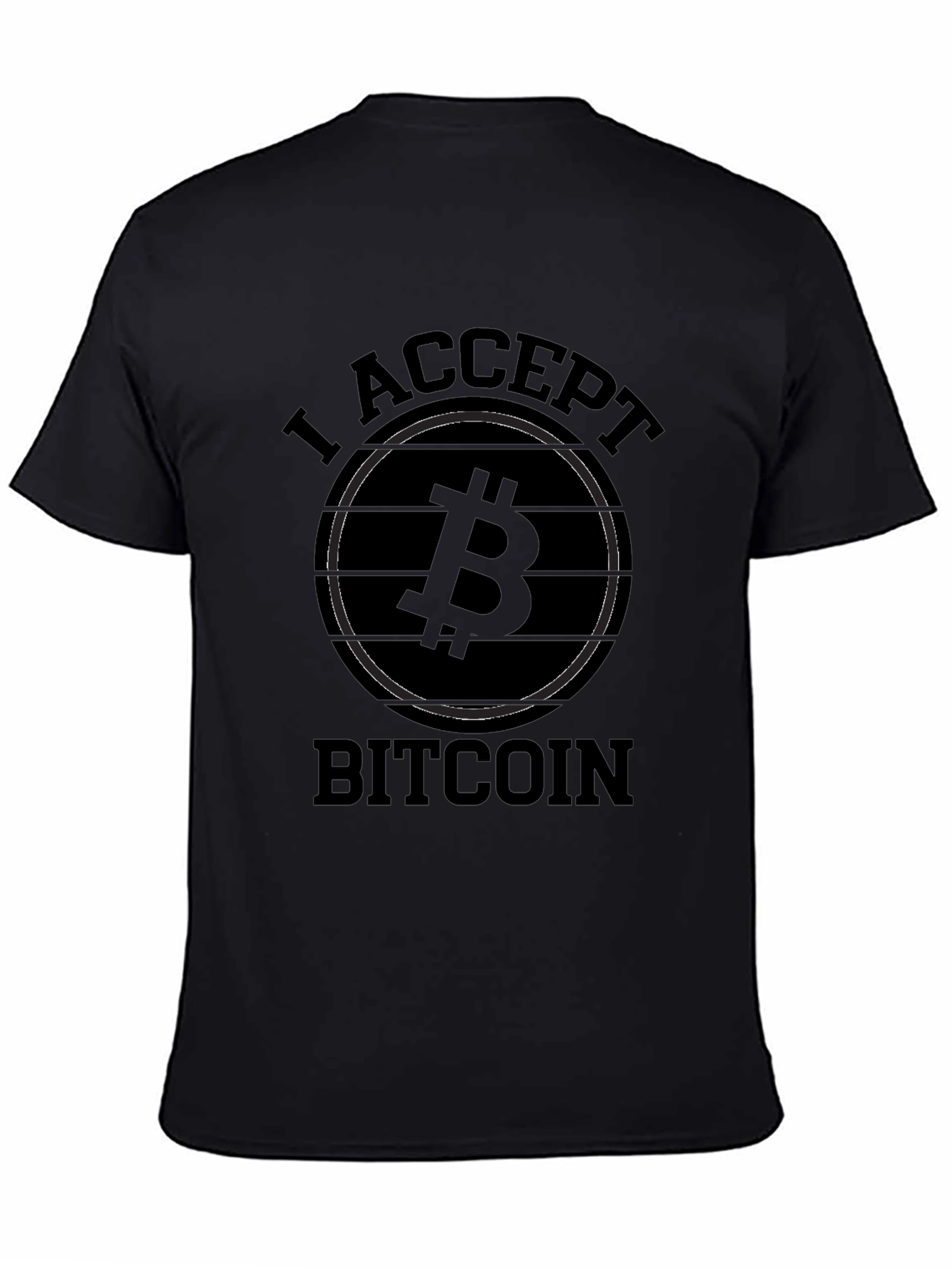 I Accept Bitcoin Graphic T-Shirt