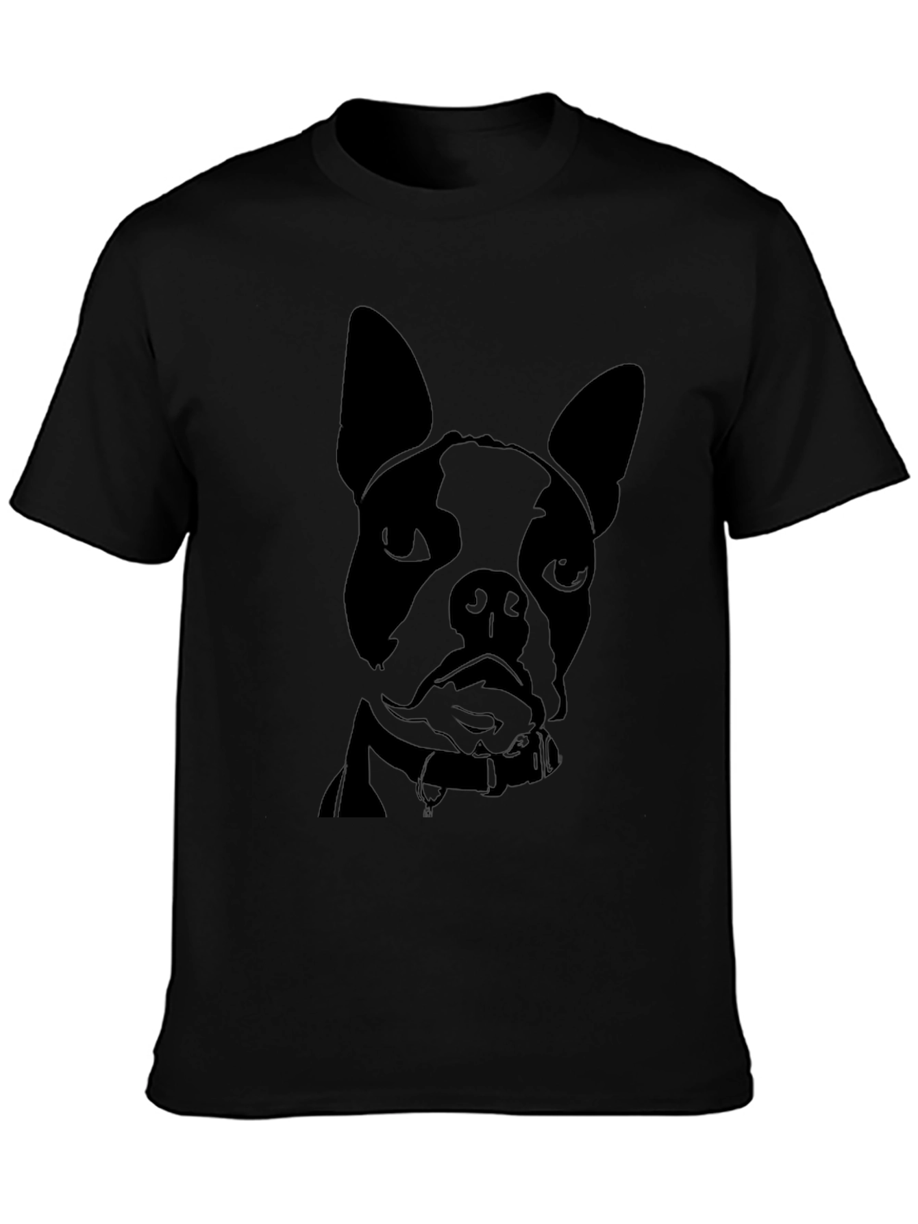 Black Boston Terrier Graphic Tee