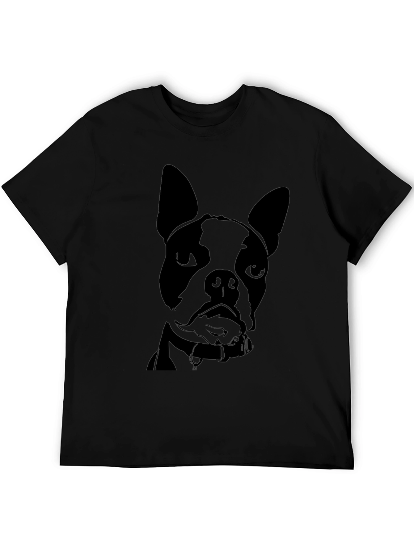 Black Boston Terrier Graphic Tee