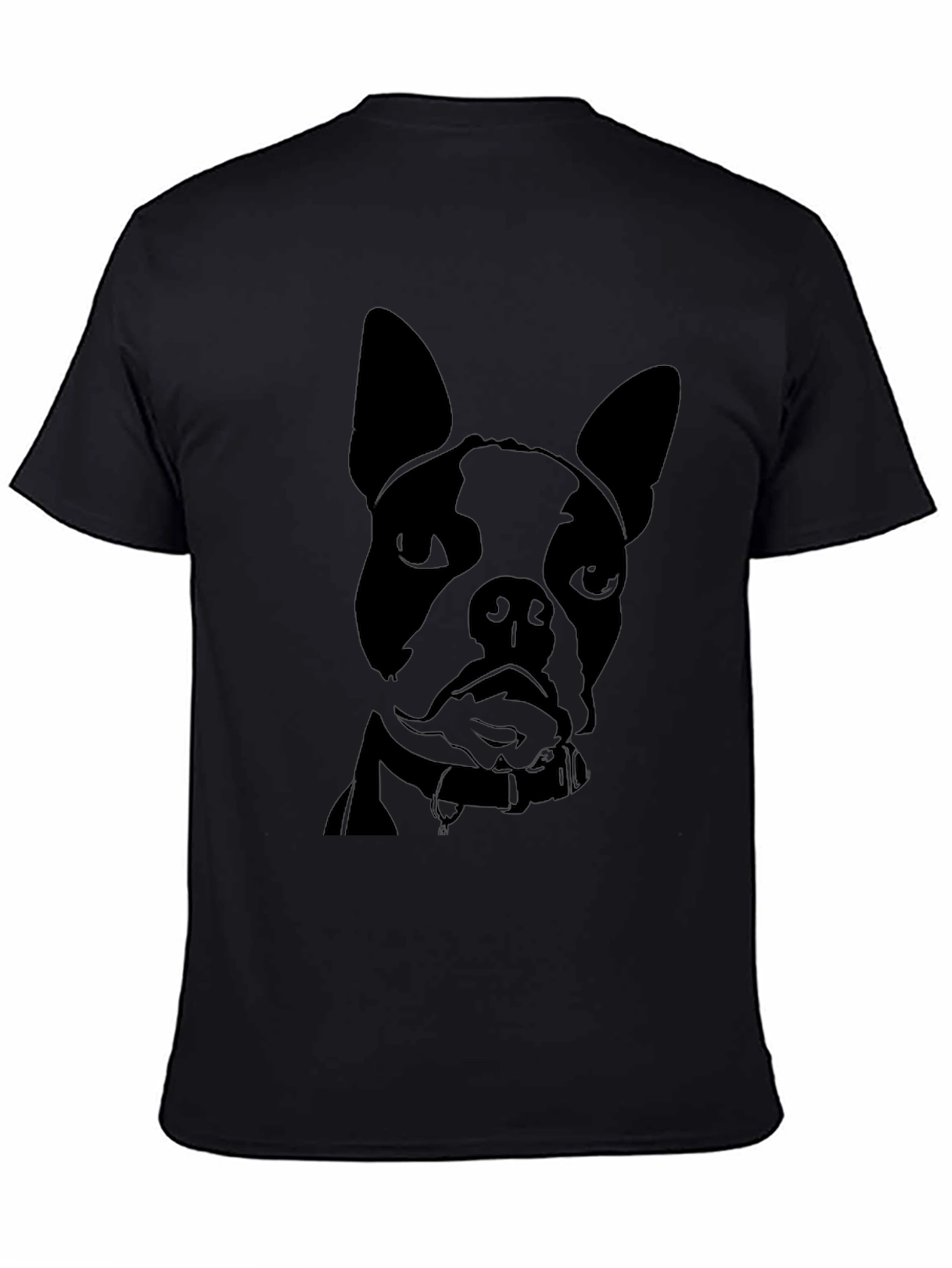 Black Boston Terrier Graphic Tee
