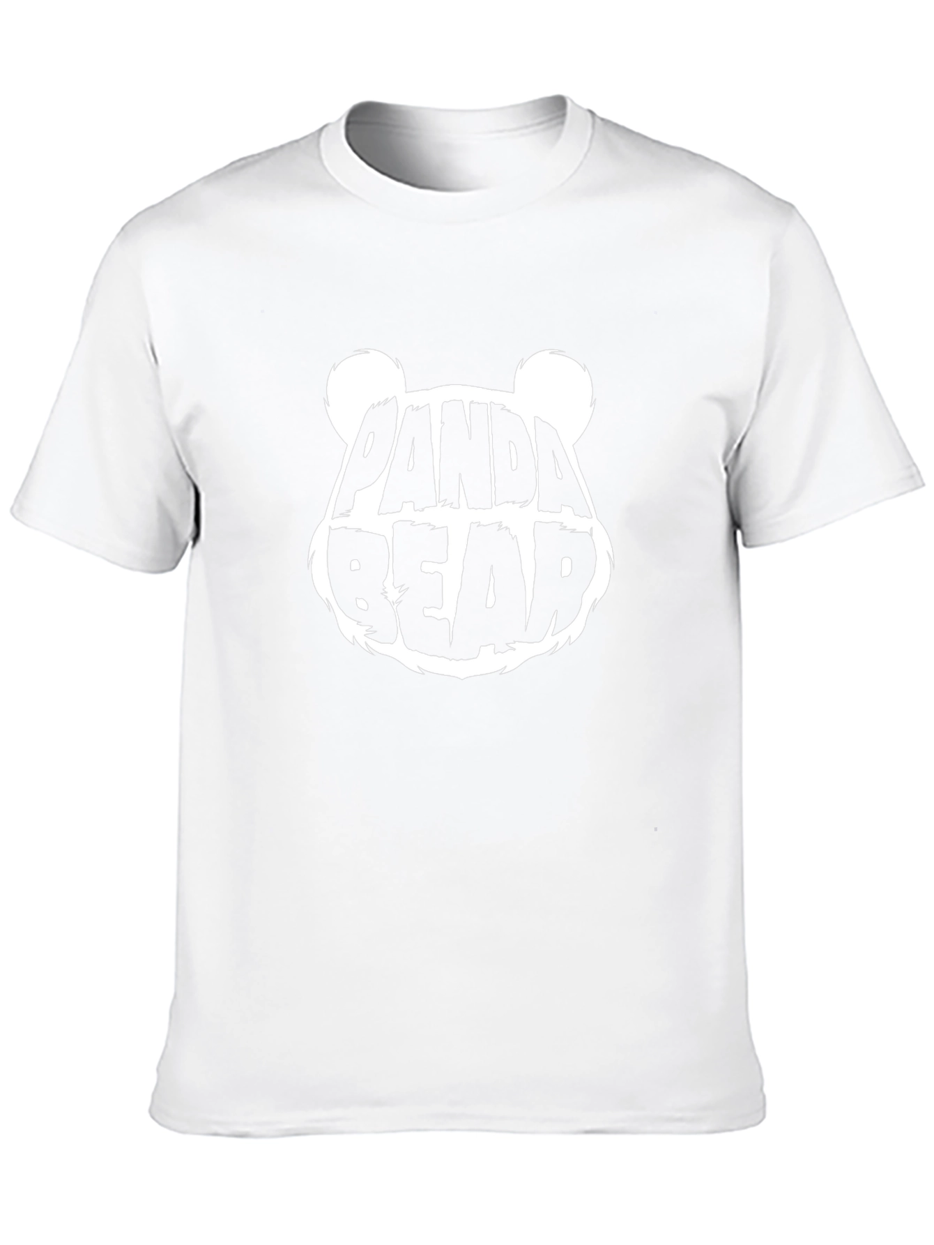 Panda Bear Graphic Tee - Black Cotton T-Shirt