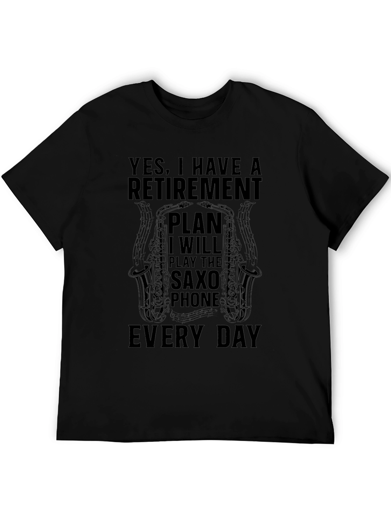 Retirement Plan Saxophone Player T-Shirt