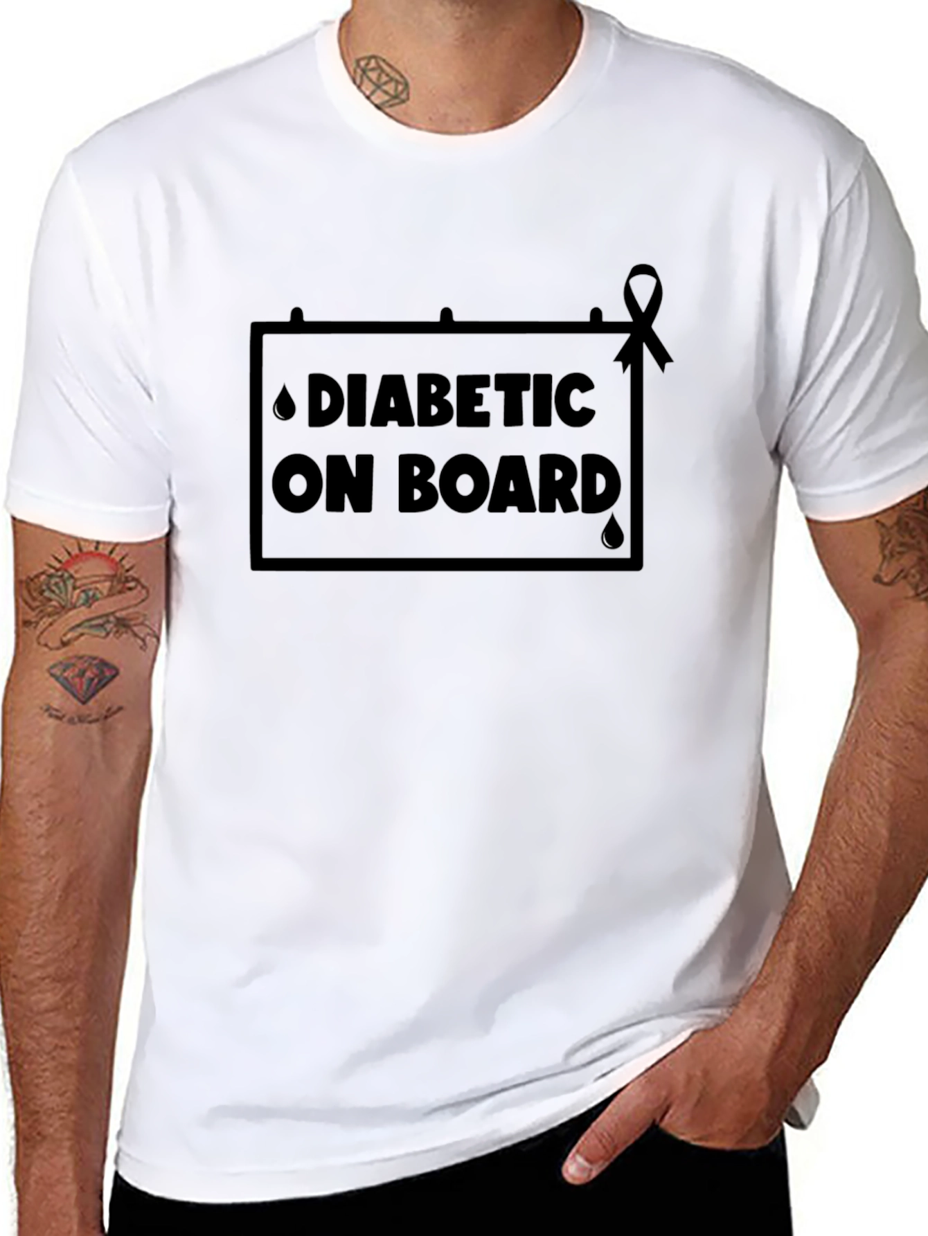 Diabetic On Board Awareness T-Shirt