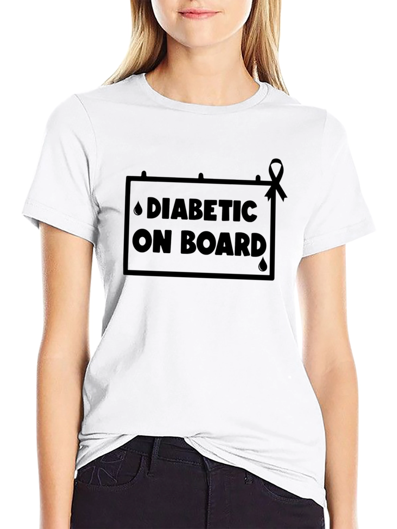 Diabetic On Board Awareness T-Shirt