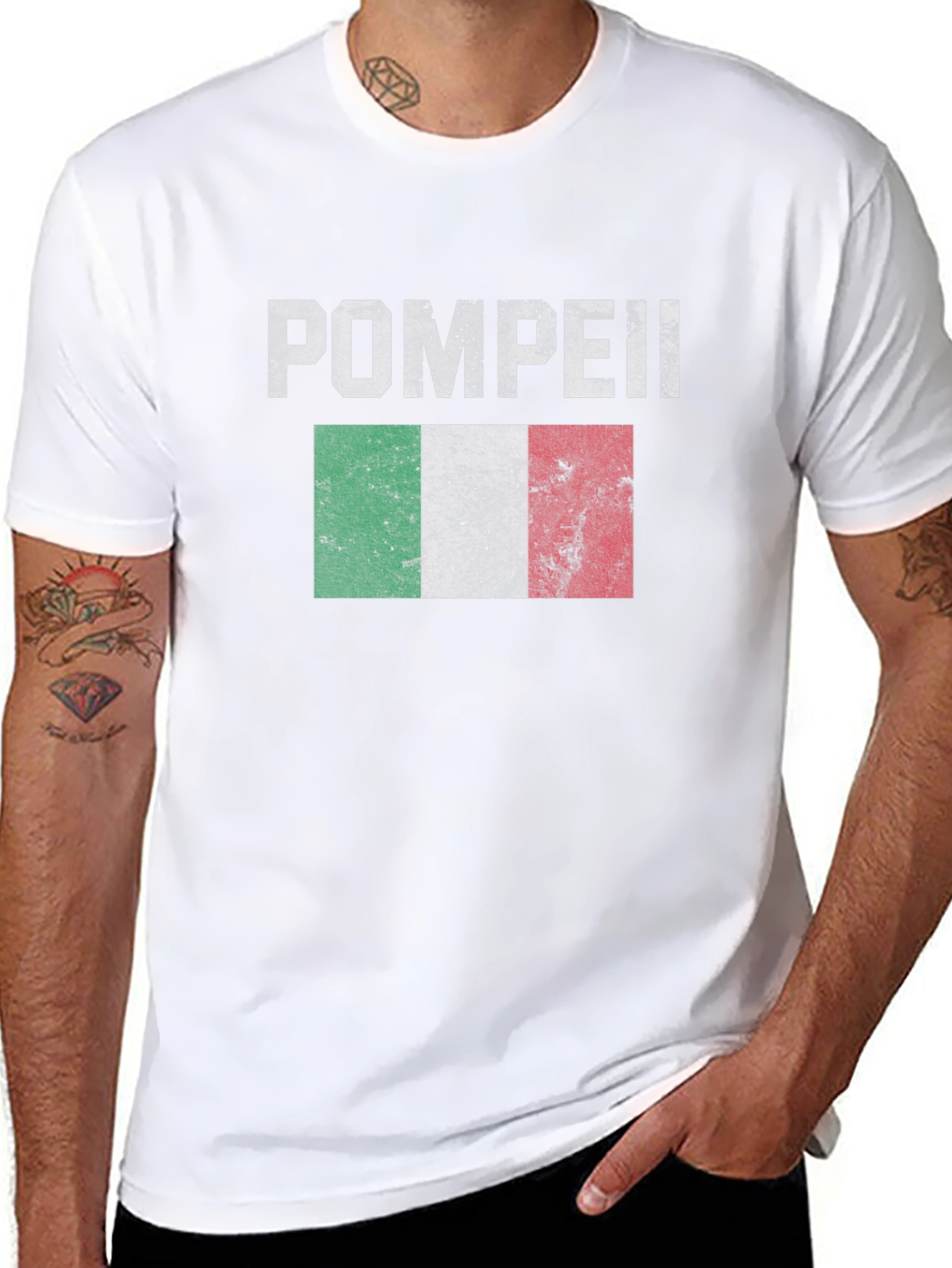 Pompeii Italy Flag T-Shirt