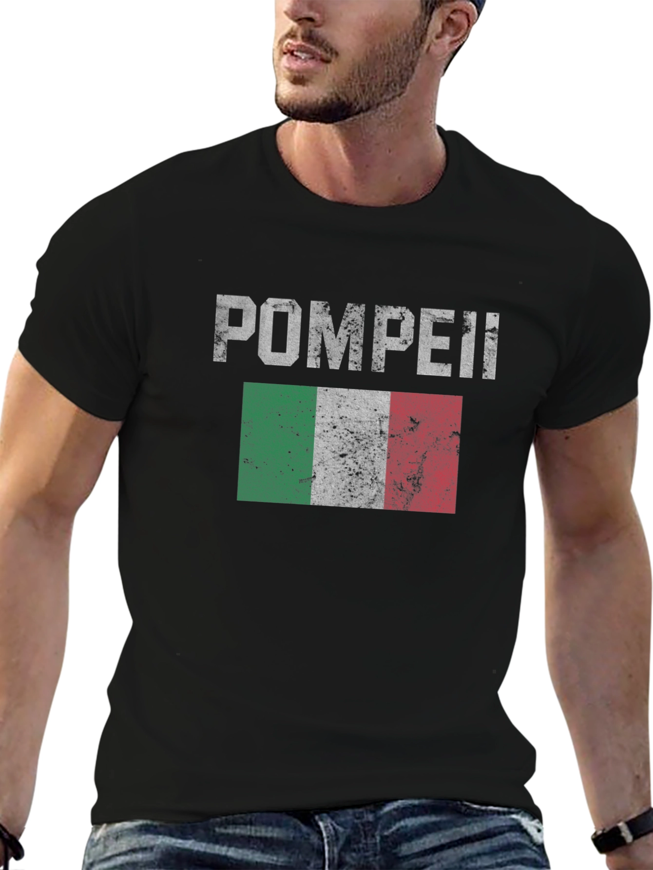 Pompeii Italy Flag T-Shirt