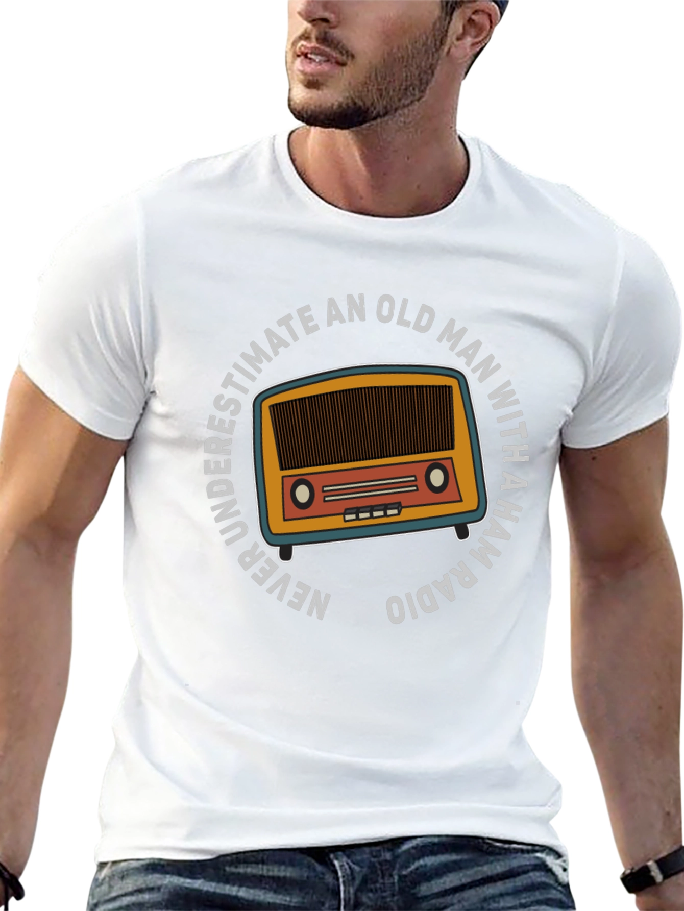 Ham Radio Old Man T-Shirt