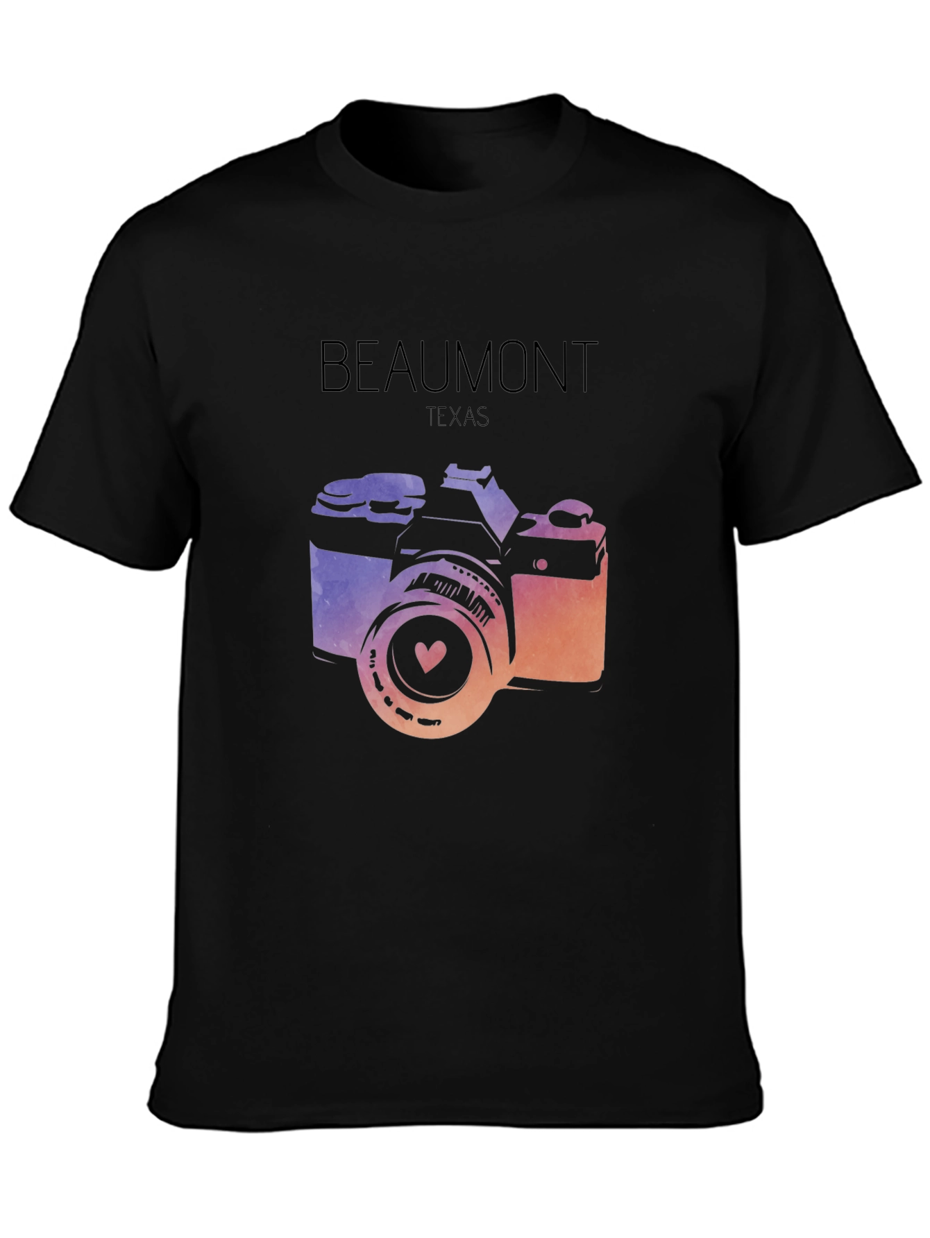 Beaumont Texas Camera Graphic T-Shirt