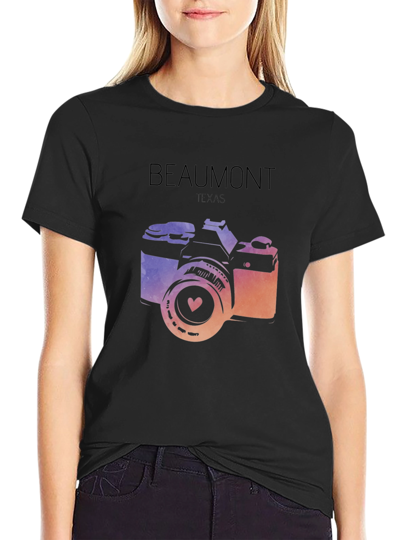 Beaumont Texas Camera Graphic T-Shirt