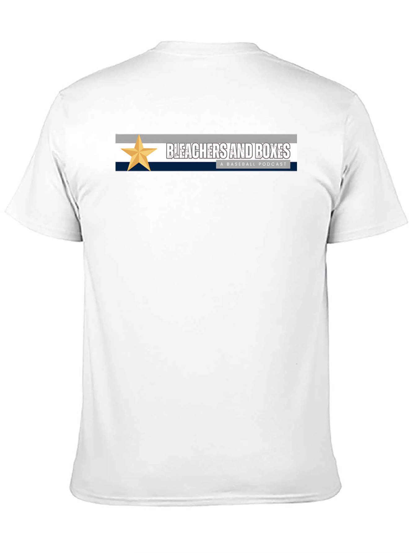 Bleachers and Boxes Baseball Podcast Black T-Shirt