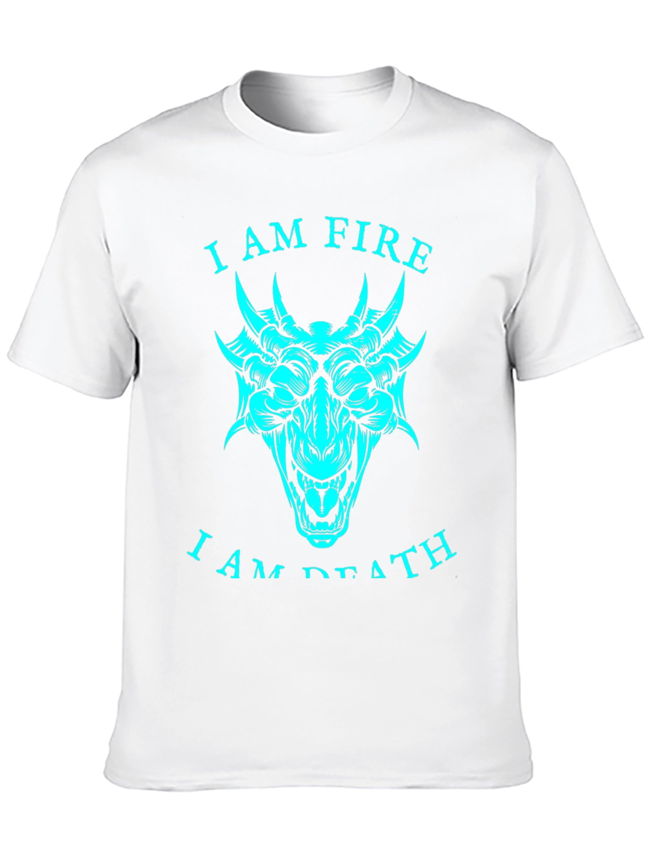 Dragon Fire Death Graphic T-Shirt