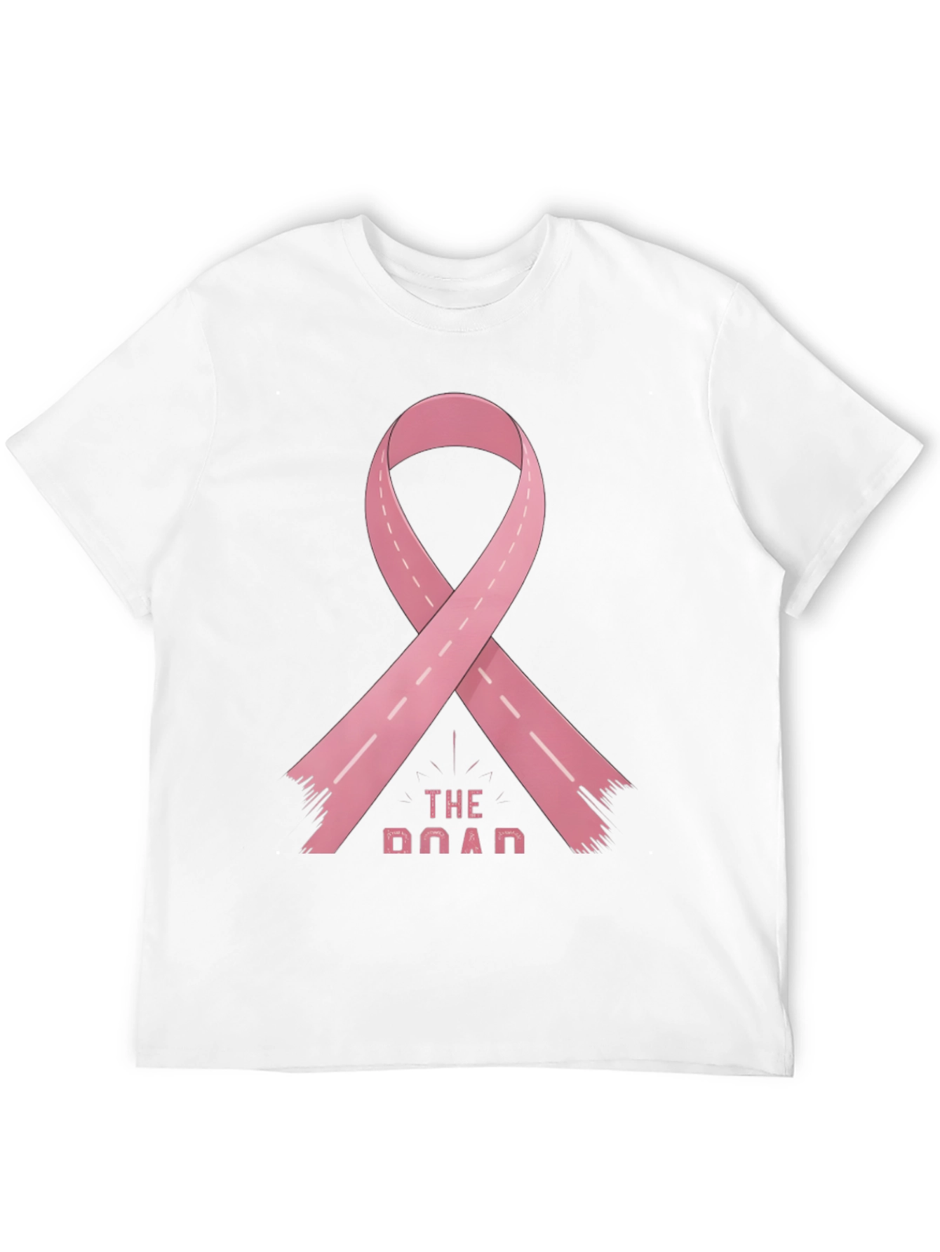 The Road Pink Ribbon Graphic Tee - Awareness Shirt