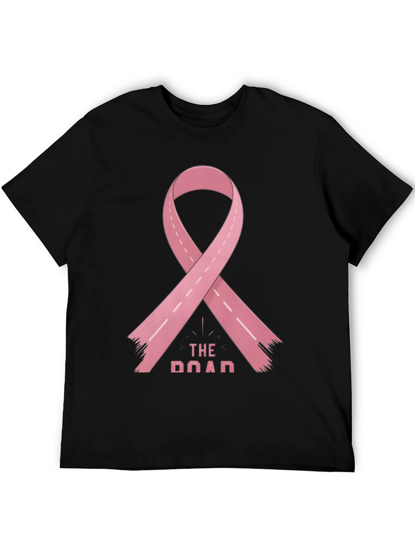 The Road Pink Ribbon Graphic Tee - Awareness Shirt